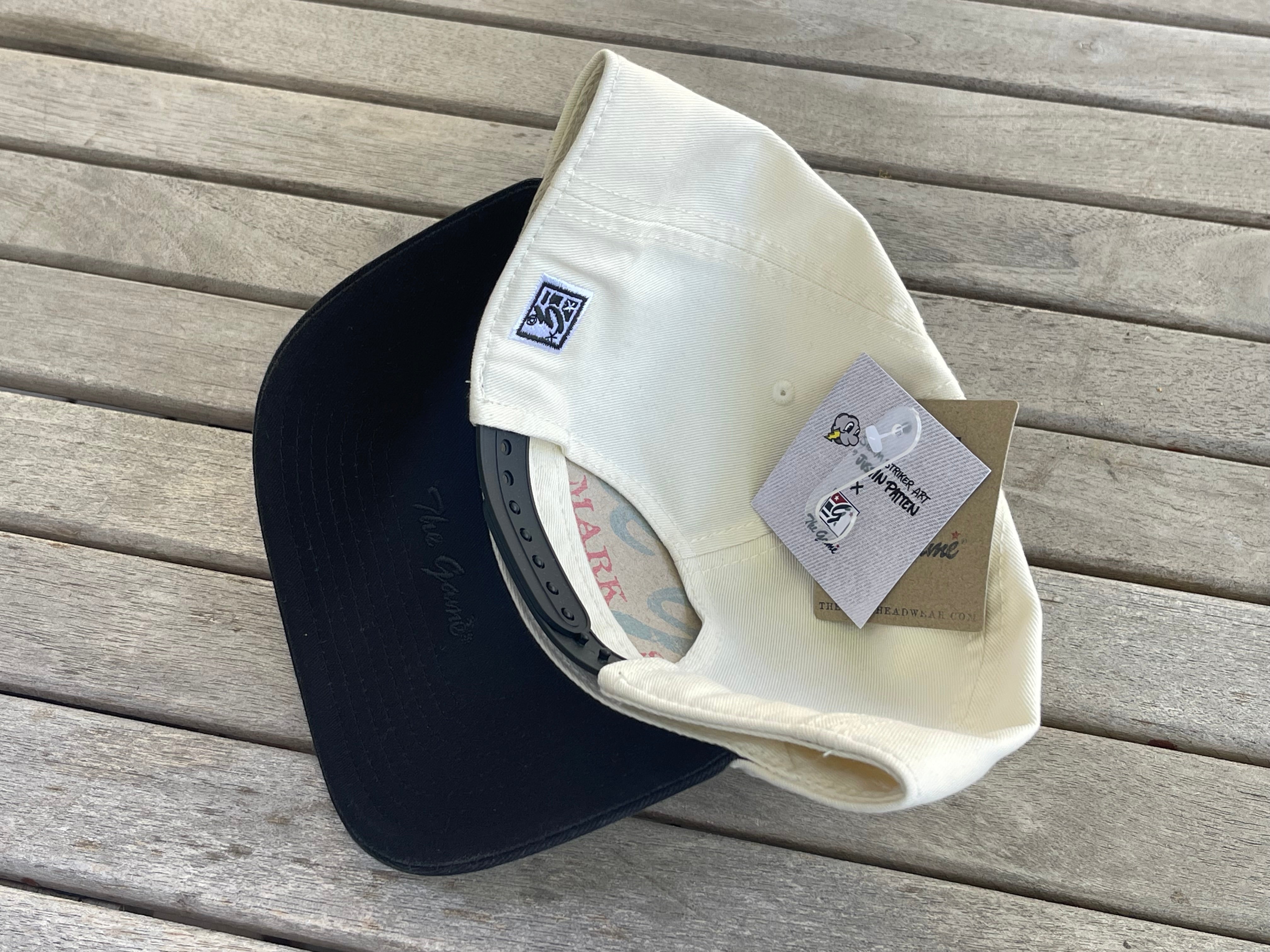 Indianapolis Motor Speedway Indy 500 Script Hat by Justin Patten (Black Bill) (IMS, Indy 500, Is it May)