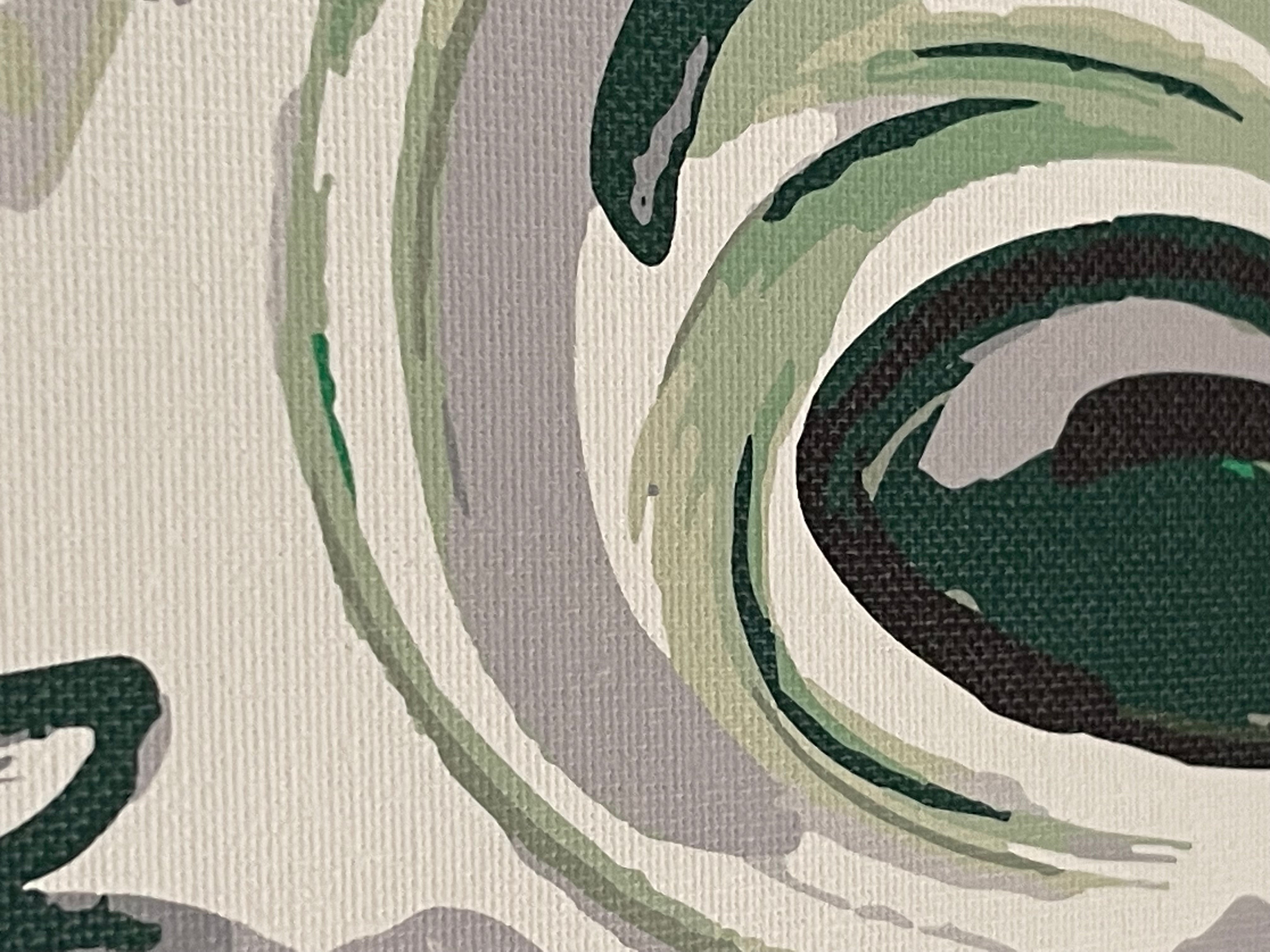 Michigan State University 16" x 20" Spartan Helmet Print by Justin Patten