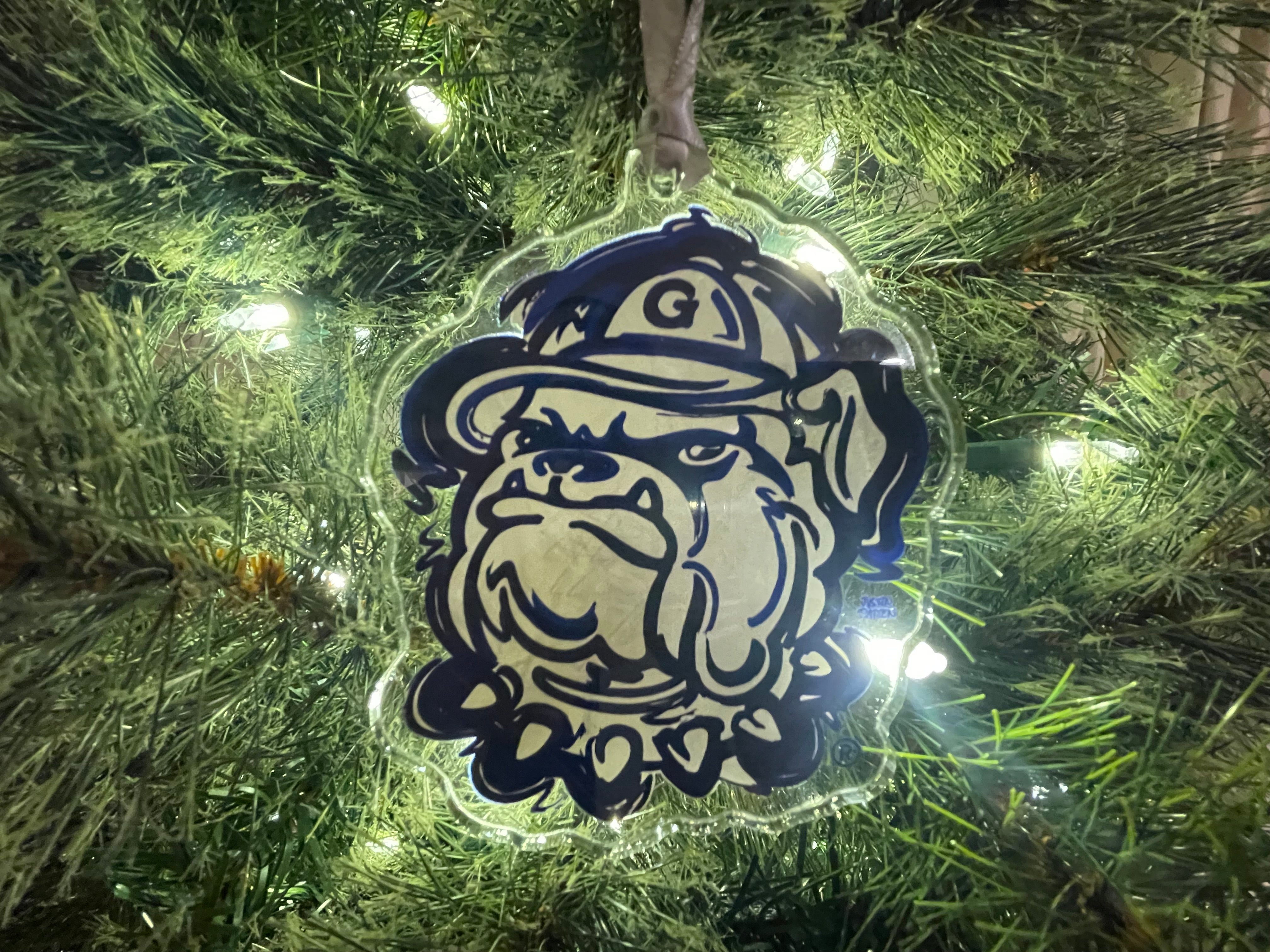 Georgetown University Mascot Ornament by Justin Patten