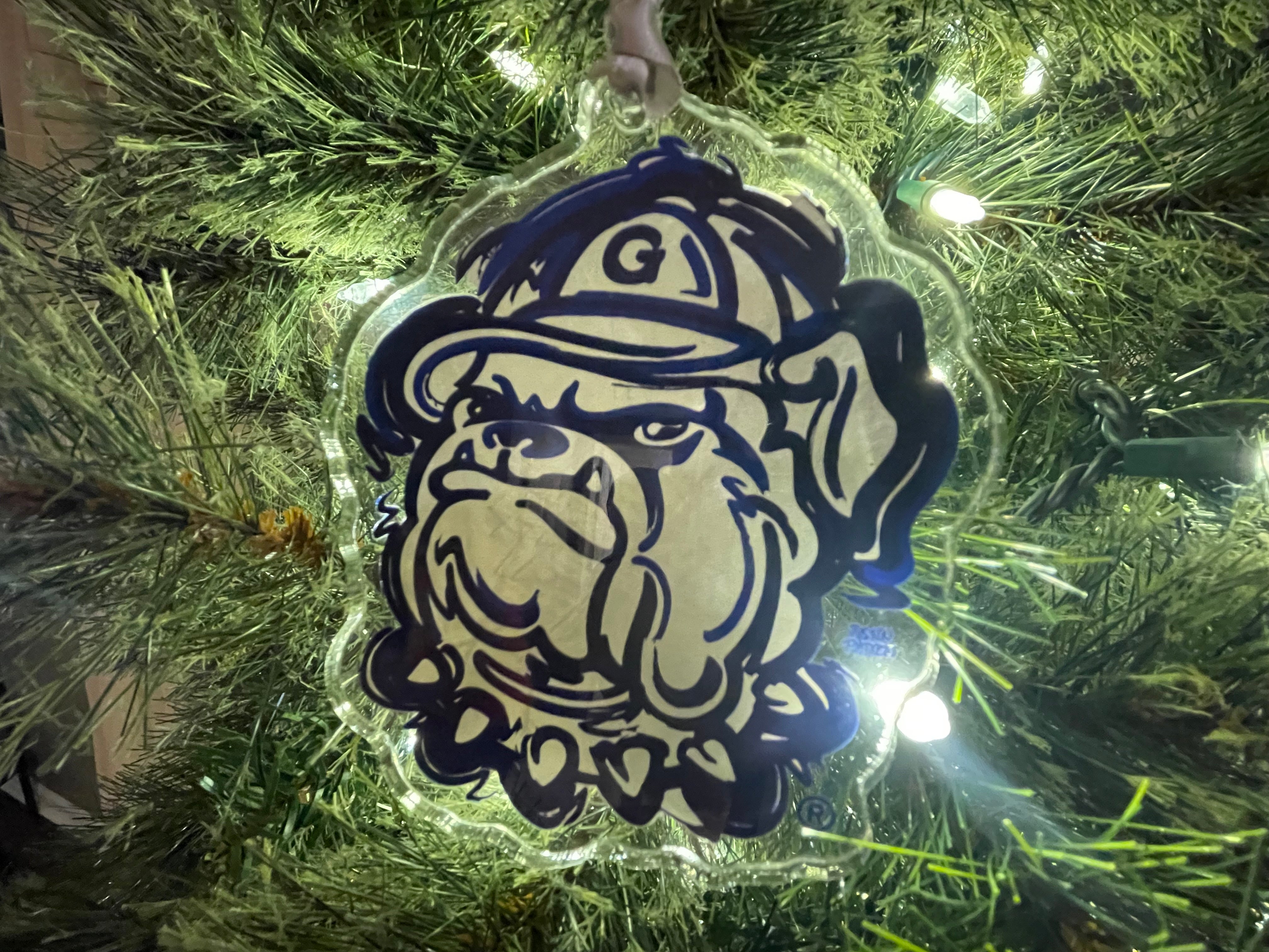 Georgetown University Mascot Ornament by Justin Patten