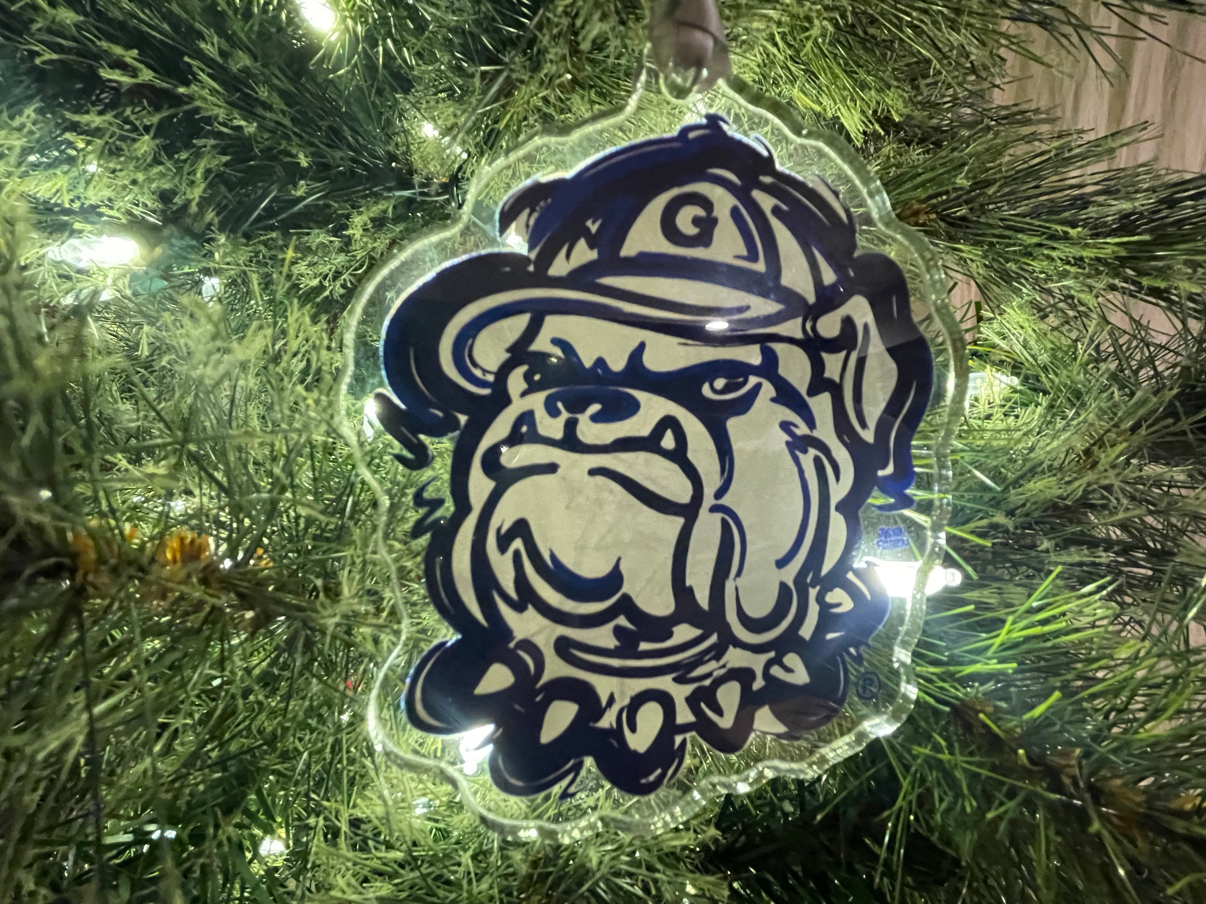 Georgetown University Mascot Ornament by Justin Patten