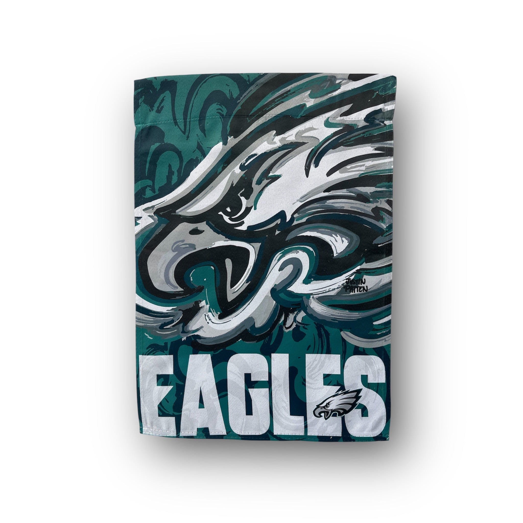 Philadelphia Eagles Garden Flag 12" x 18" by Justin Patten
