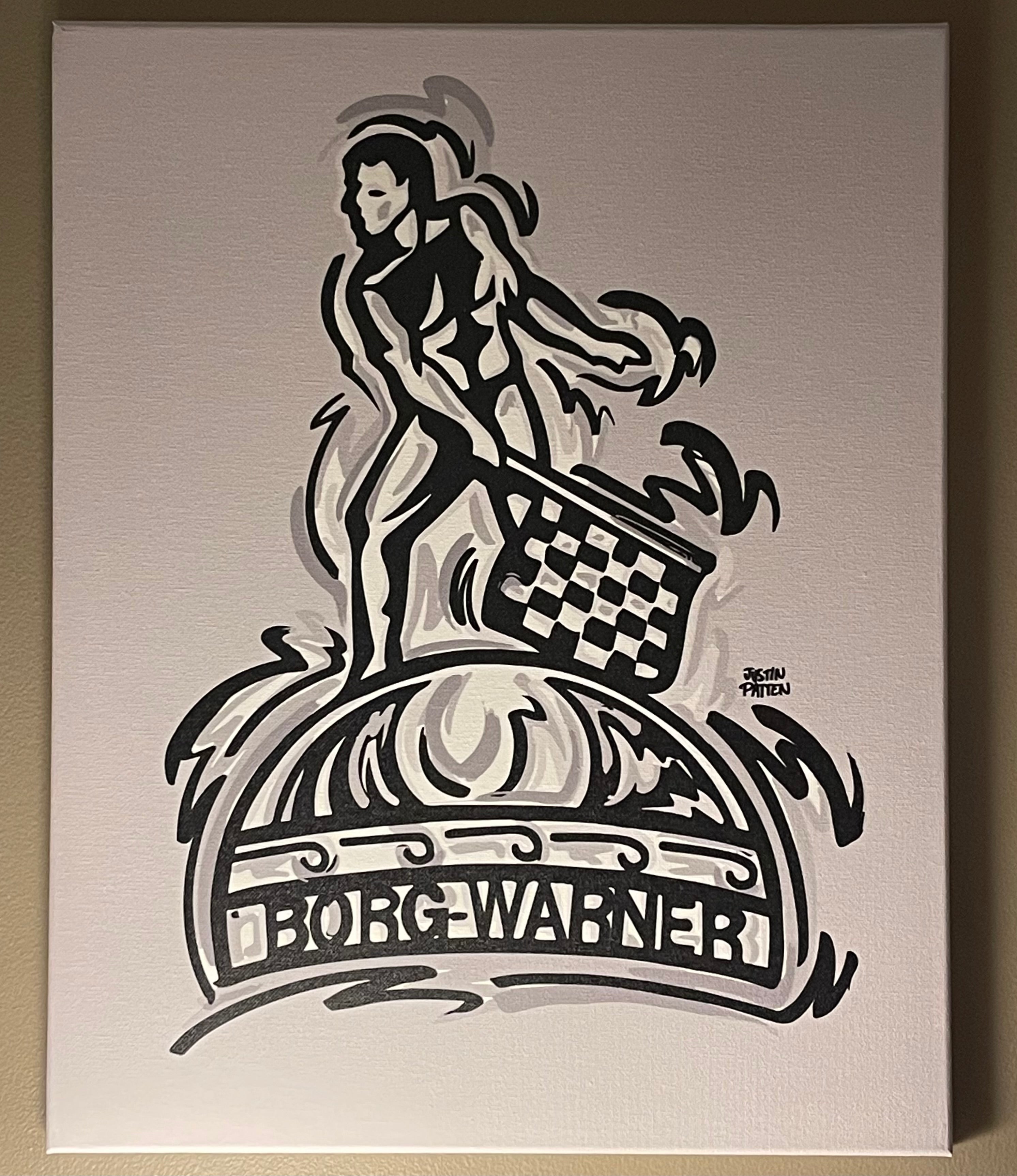 Borg Warner Trophy 16"x20" Wrapped Canvas Print by Justin Patten