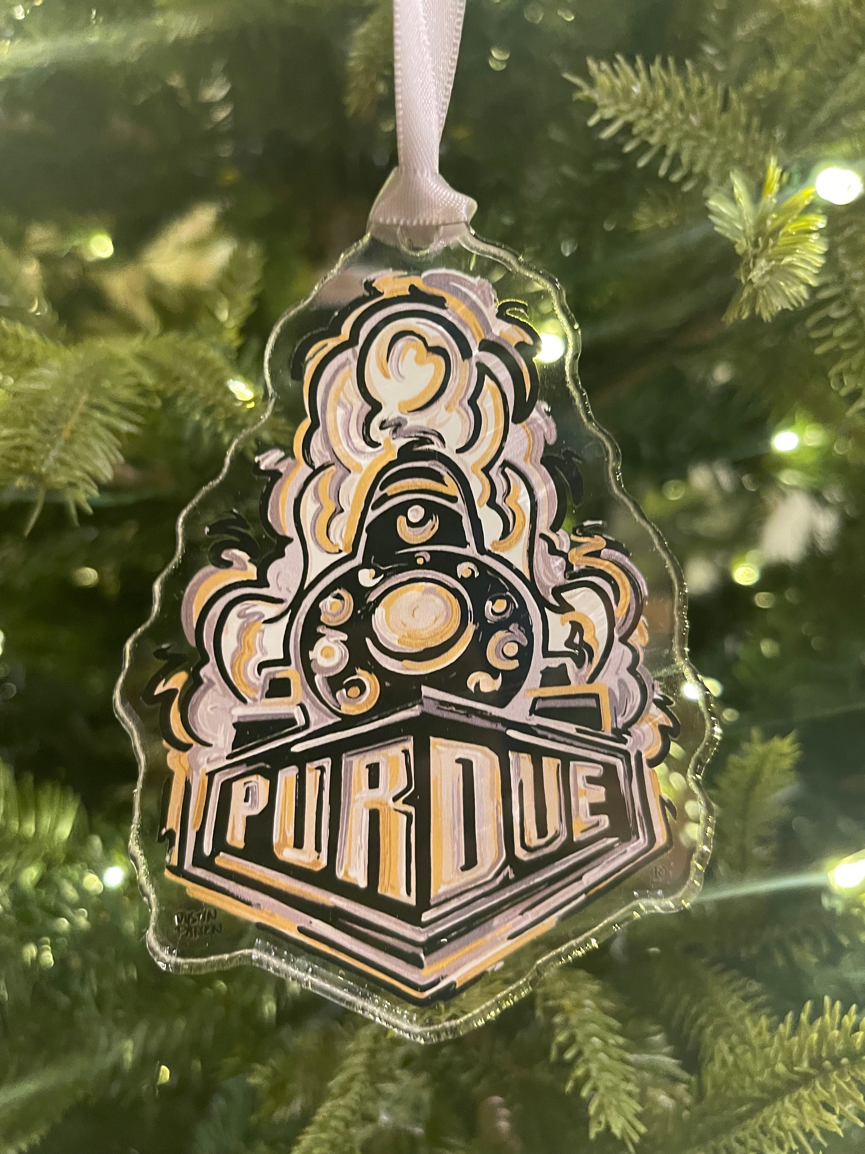 Purdue University Boilermaker Special Ornament by Justin Patten