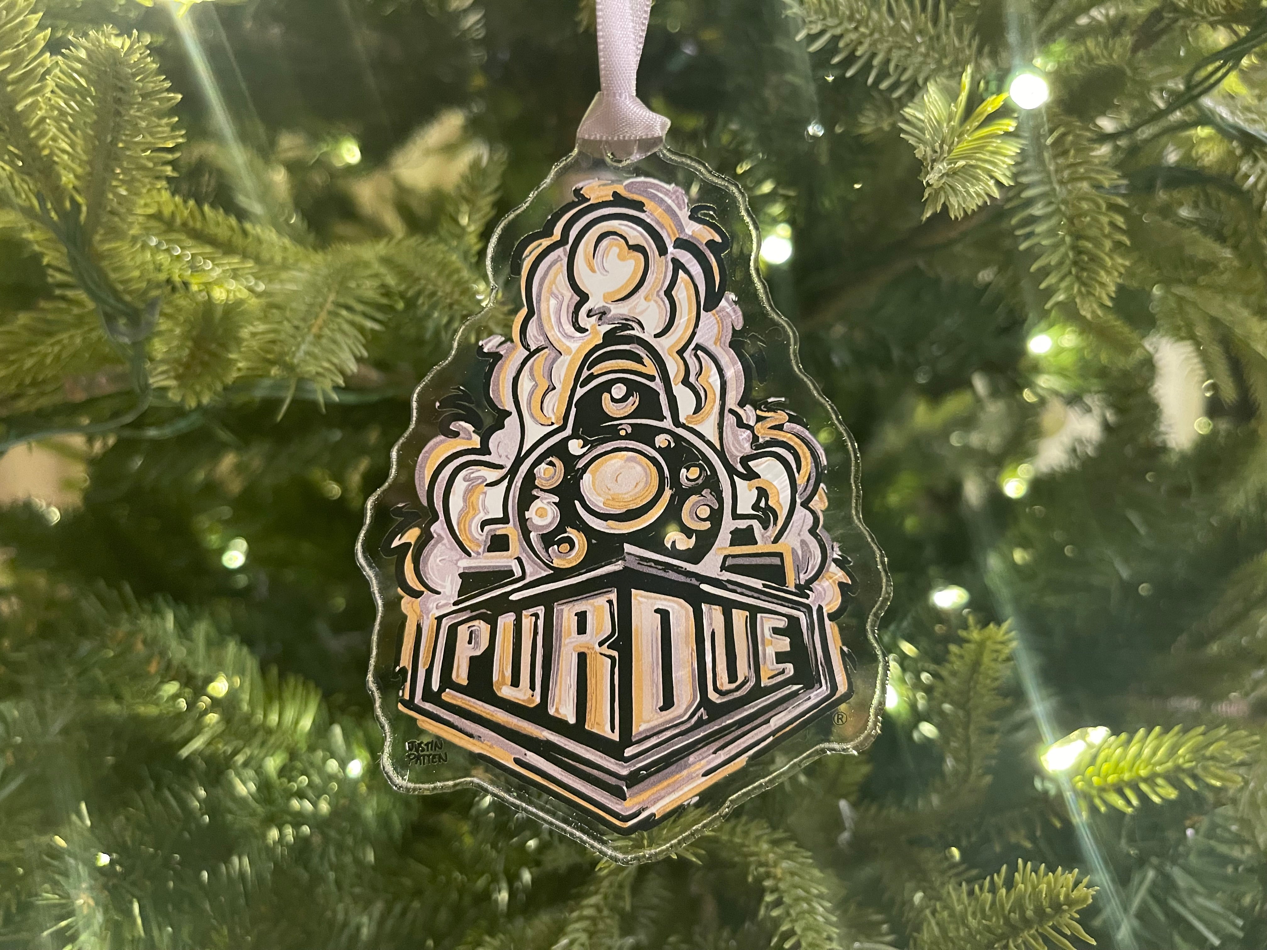 Purdue University Boilermaker Special Ornament by Justin Patten