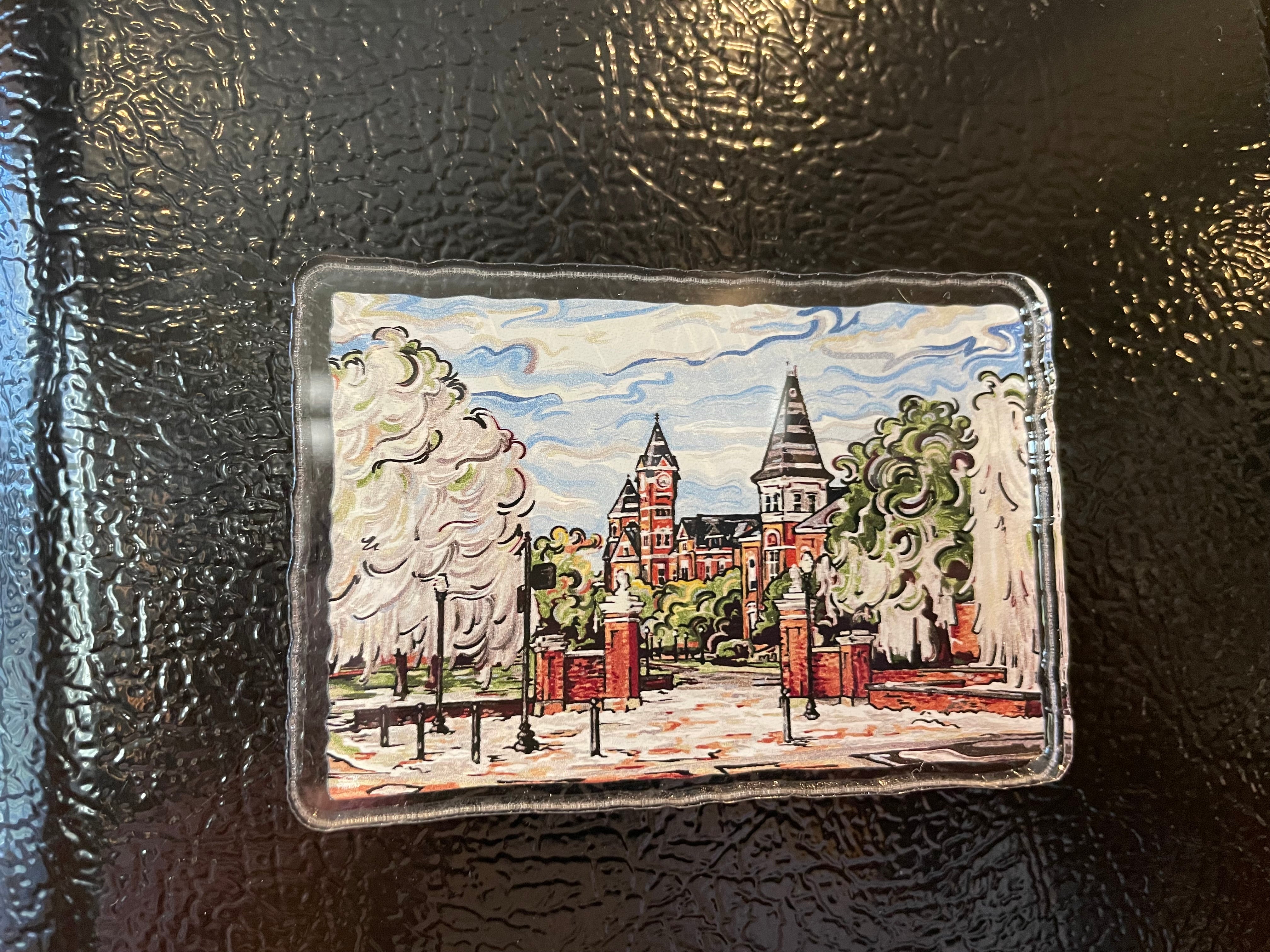 Auburn University Toomer’s Corner Magnet by Justin Patten