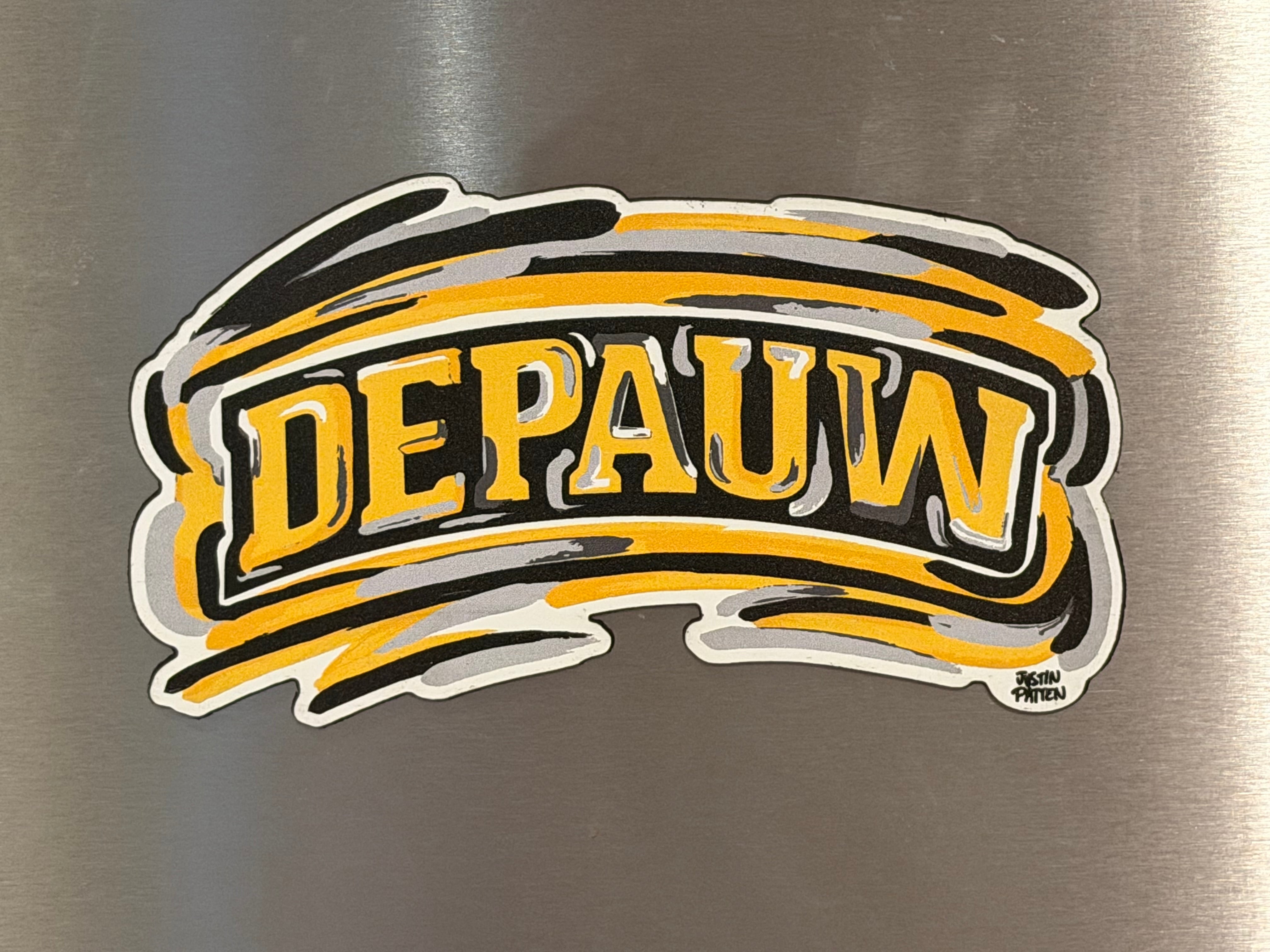 DePauw University Magnet by Justin Patten (Tigers, Greencastle)