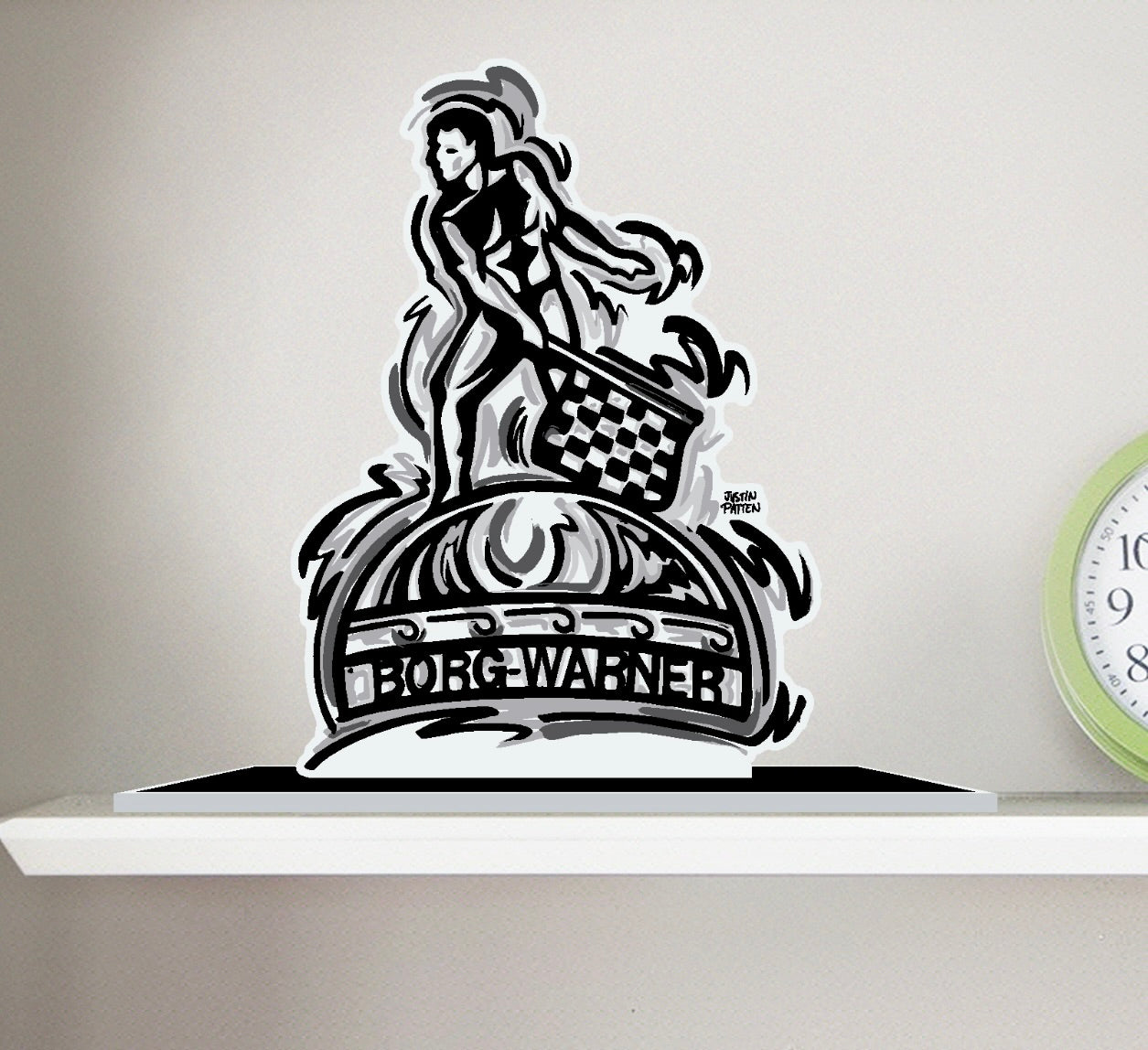 Borg Warner Trophy Standee by Justin Patten (Indianapolis Motor Speedway)