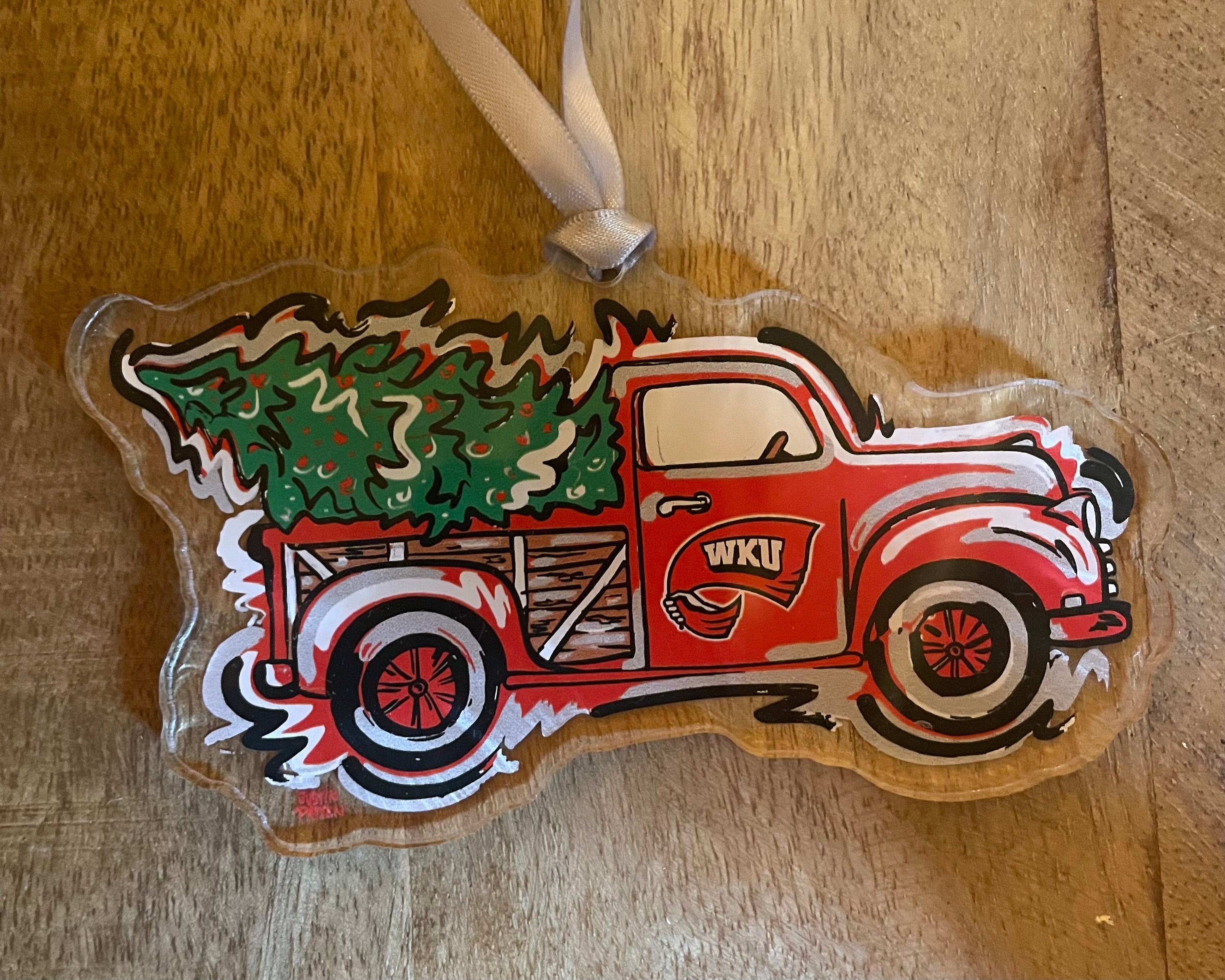 Western Kentucky University Christmas Truck Ornament by Justin Patten (WKU)