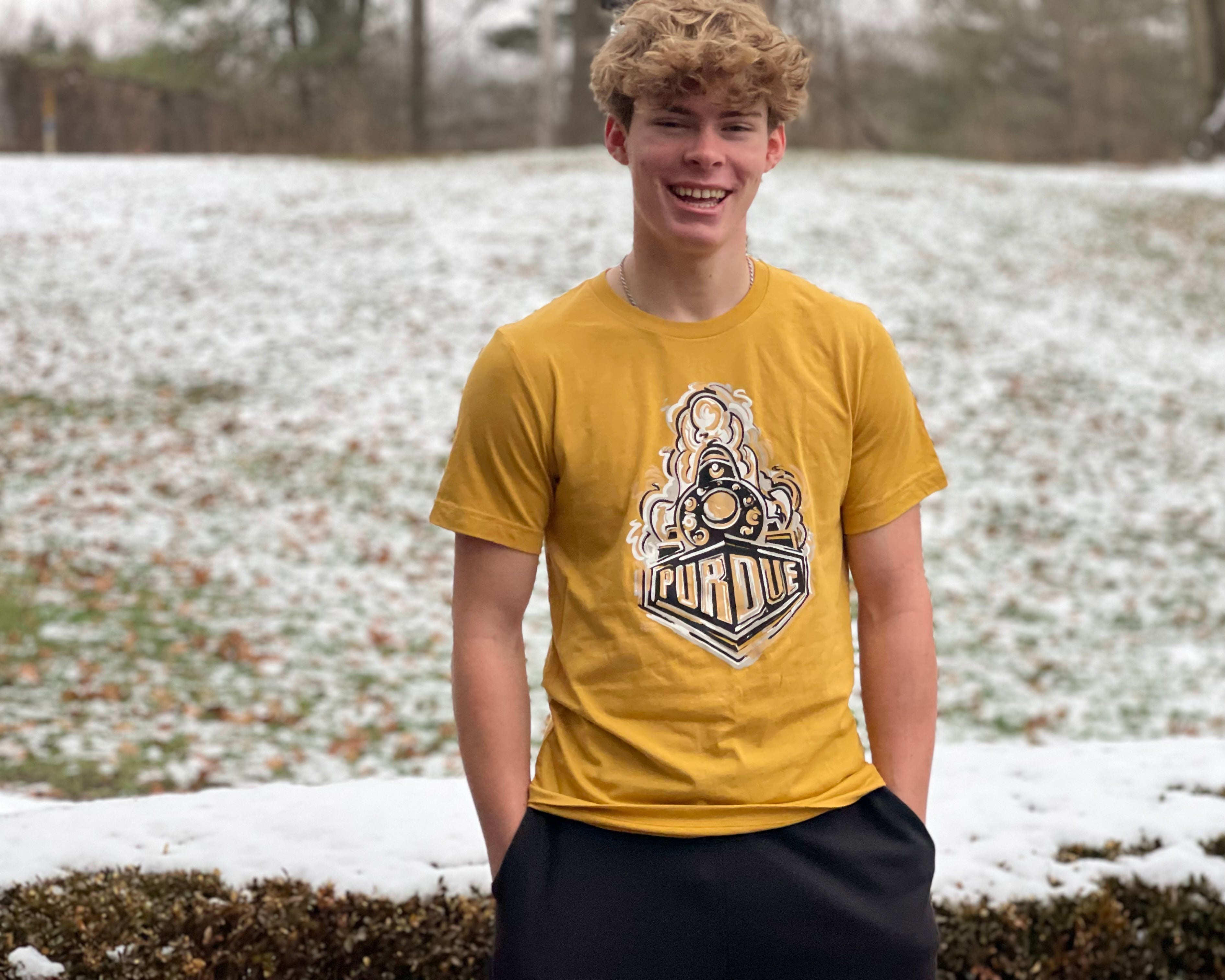 Purdue Boilermaker Special Unisex Short Sleeve Tee by Justin Patten (2 Colors)