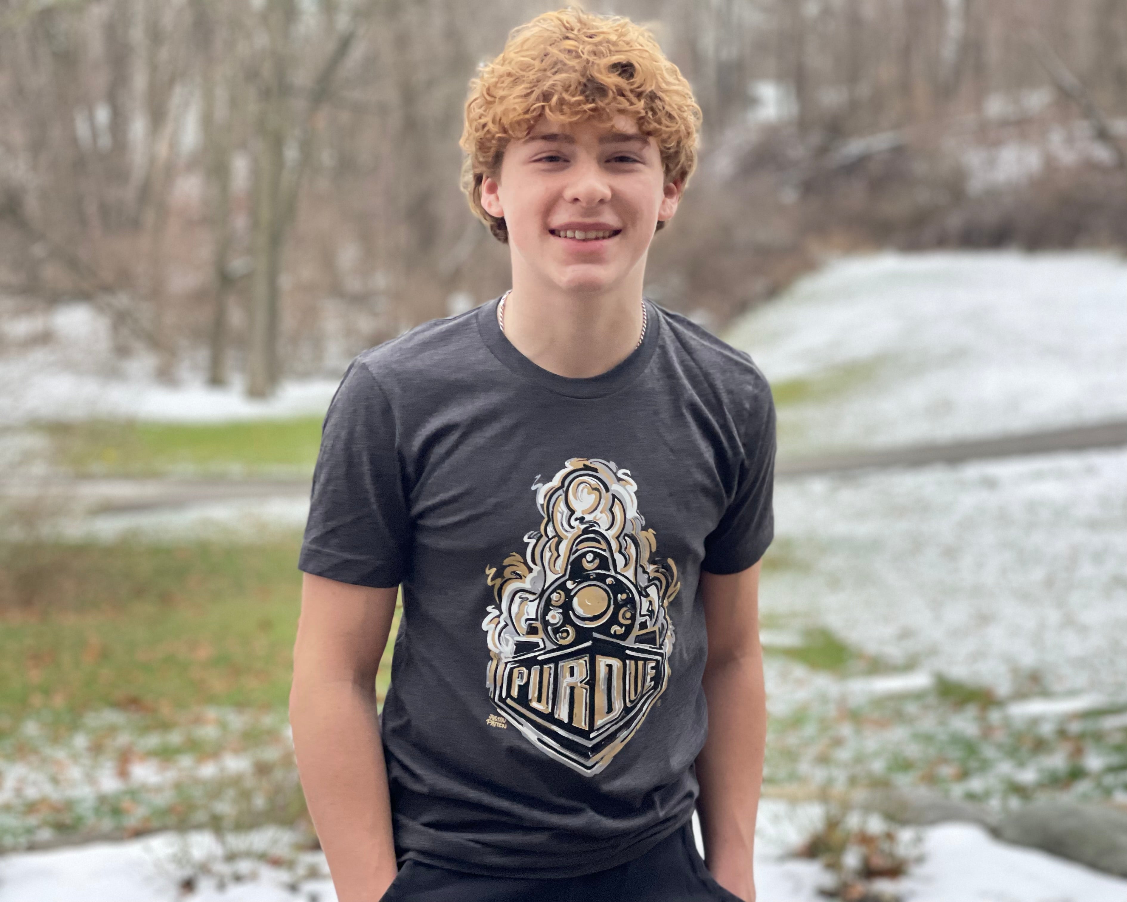 Purdue Boilermaker Special Unisex Short Sleeve Tee by Justin Patten (2 Colors)