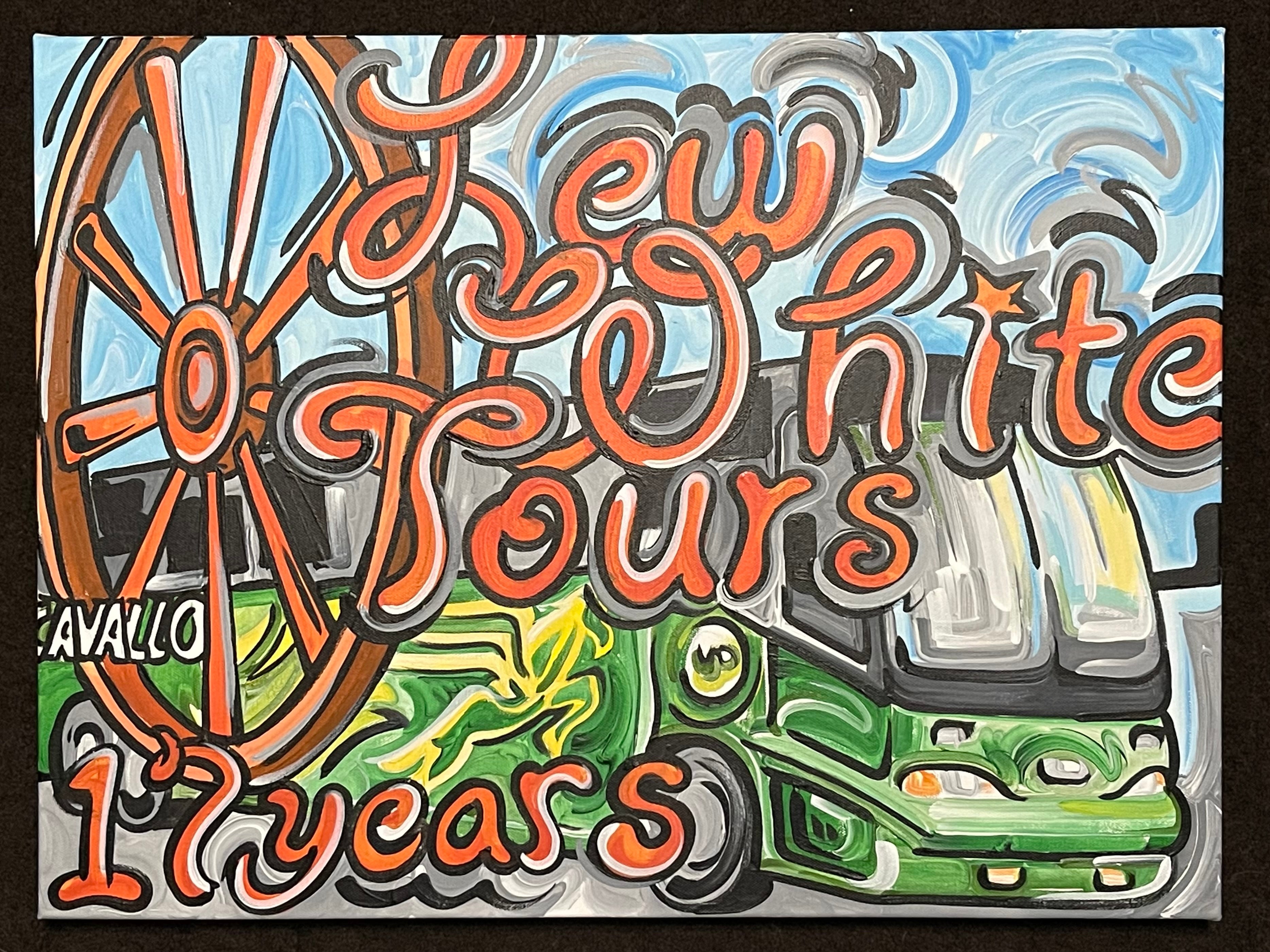 Custom Painting of Your Logo by Justin Patten (Multiple Sizes, Original Painting, Your Logo)