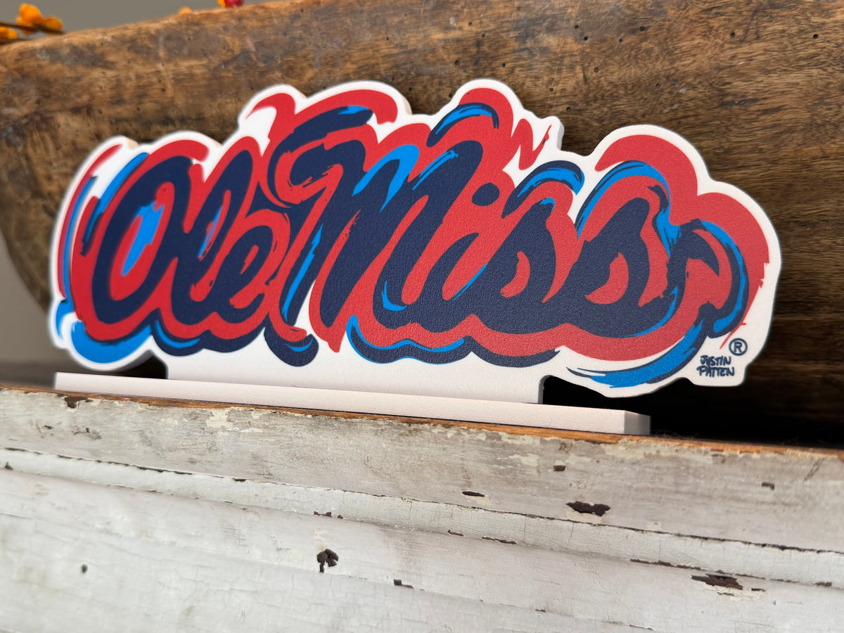 University of Mississippi Ole Miss Standee by Justin Patten