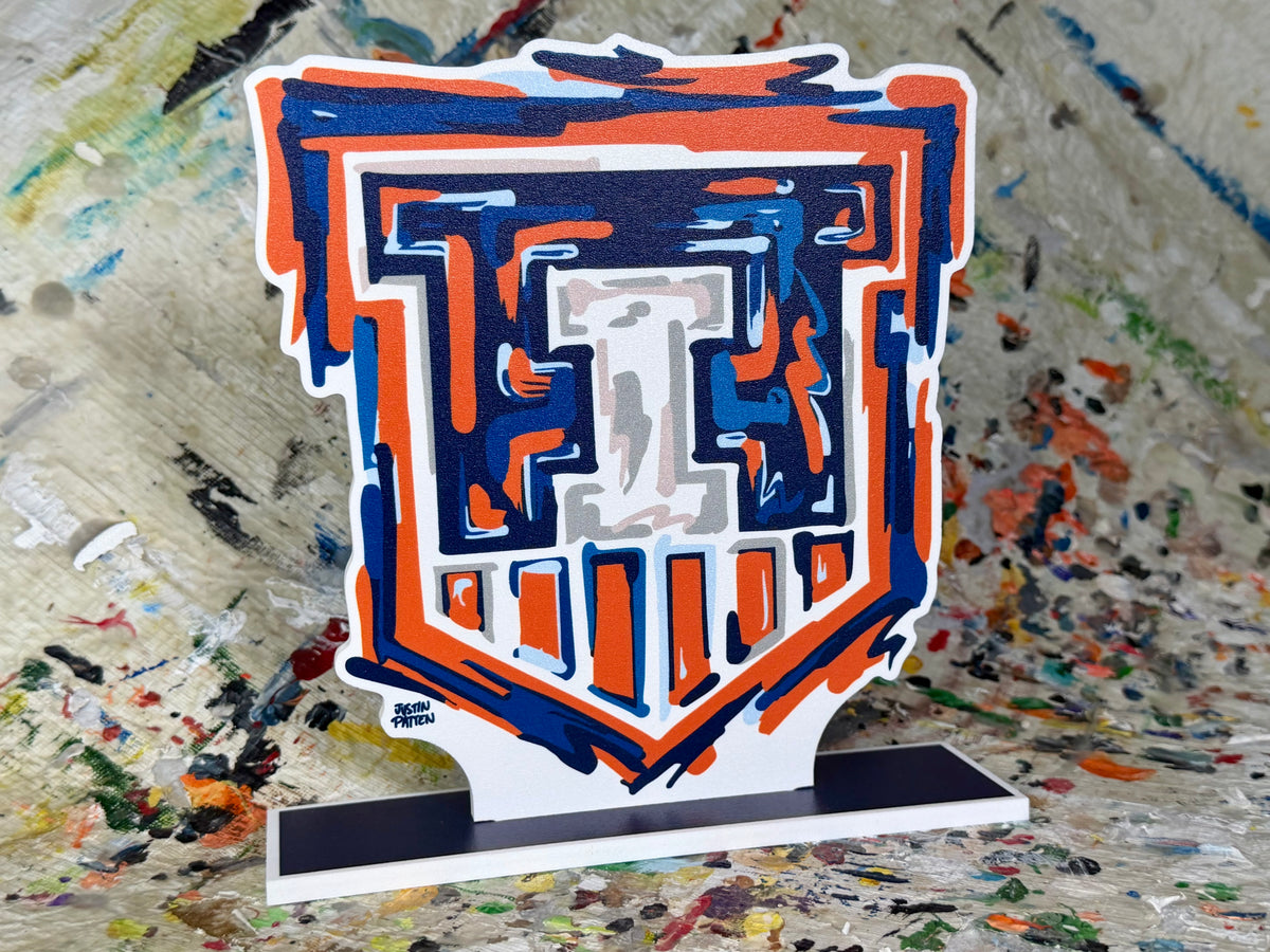 University of Illinois I Shield Standee by Justin Patten (Urbana-Champaign, Fighting Illini, CLC)