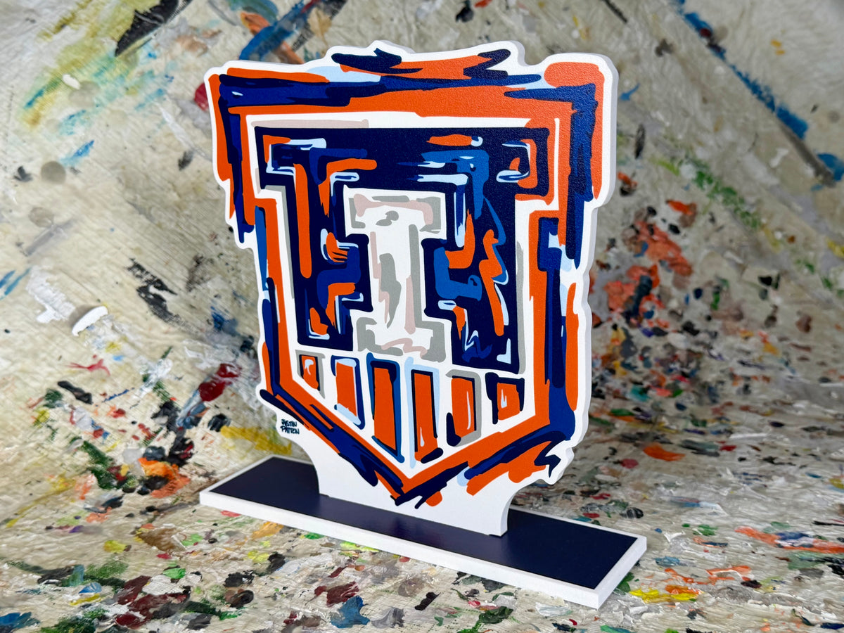 University of Illinois I Shield Standee by Justin Patten (Urbana-Champaign, Fighting Illini, CLC)