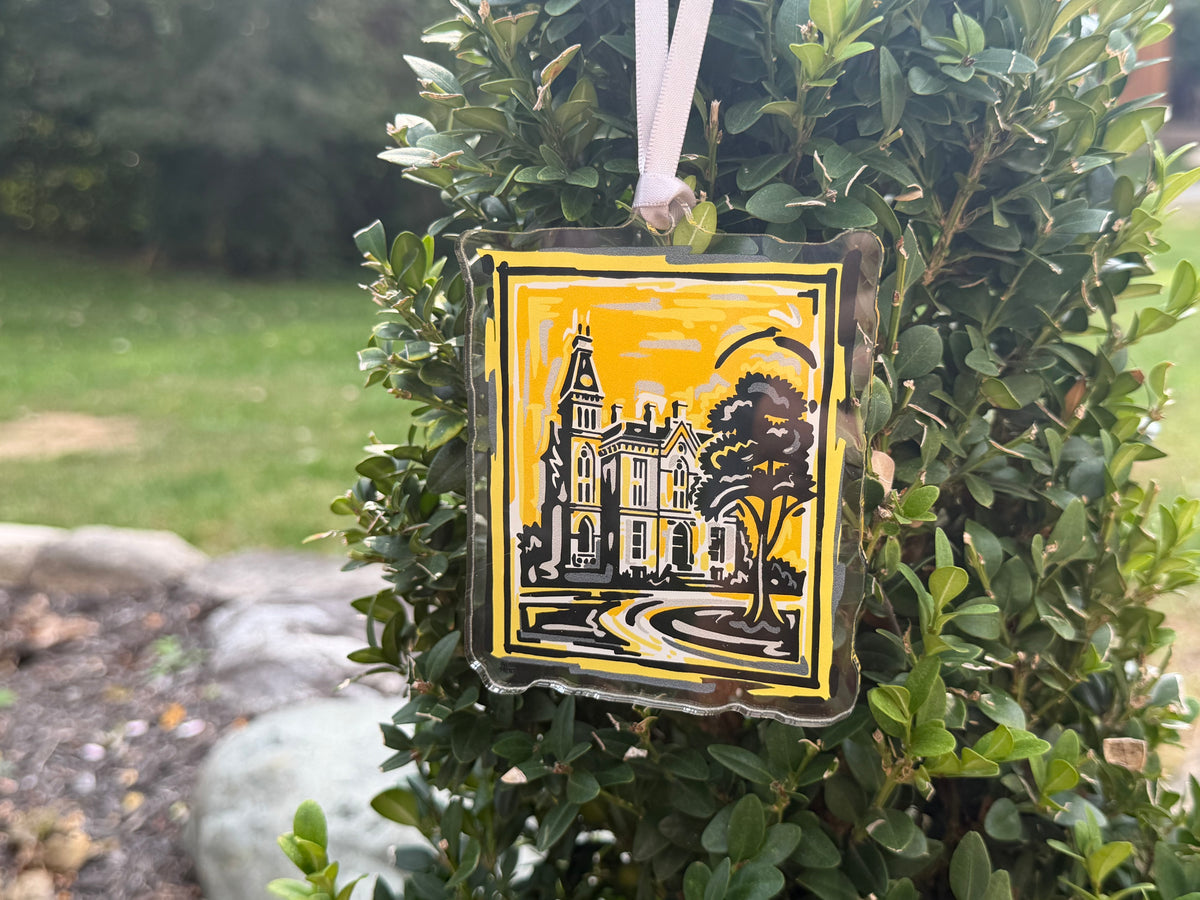DePauw University East College Ornament by Justin Patten (Tigers, CLC)