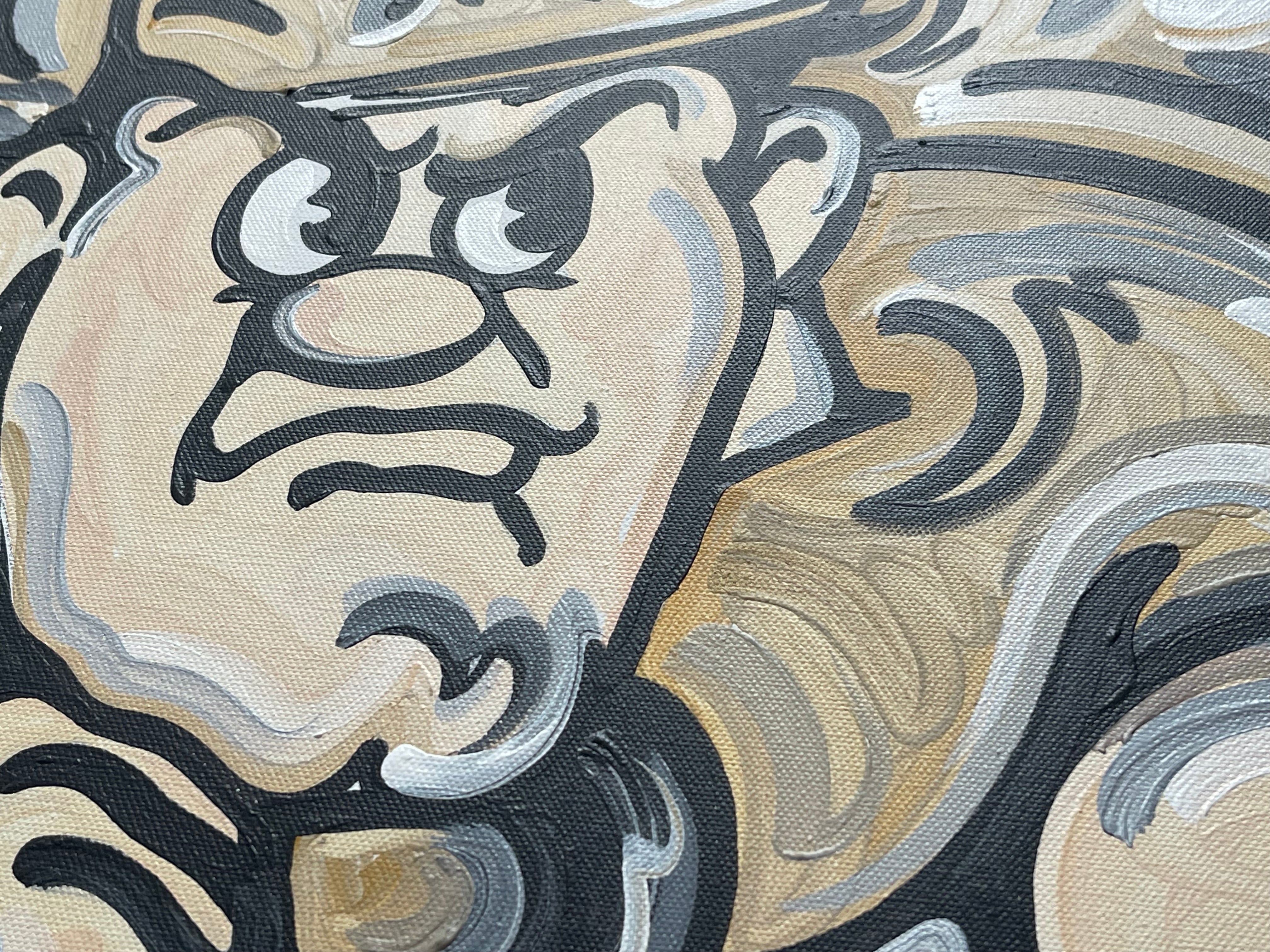 Purdue University Purdue Pete Painting by Justin Patten 24x18