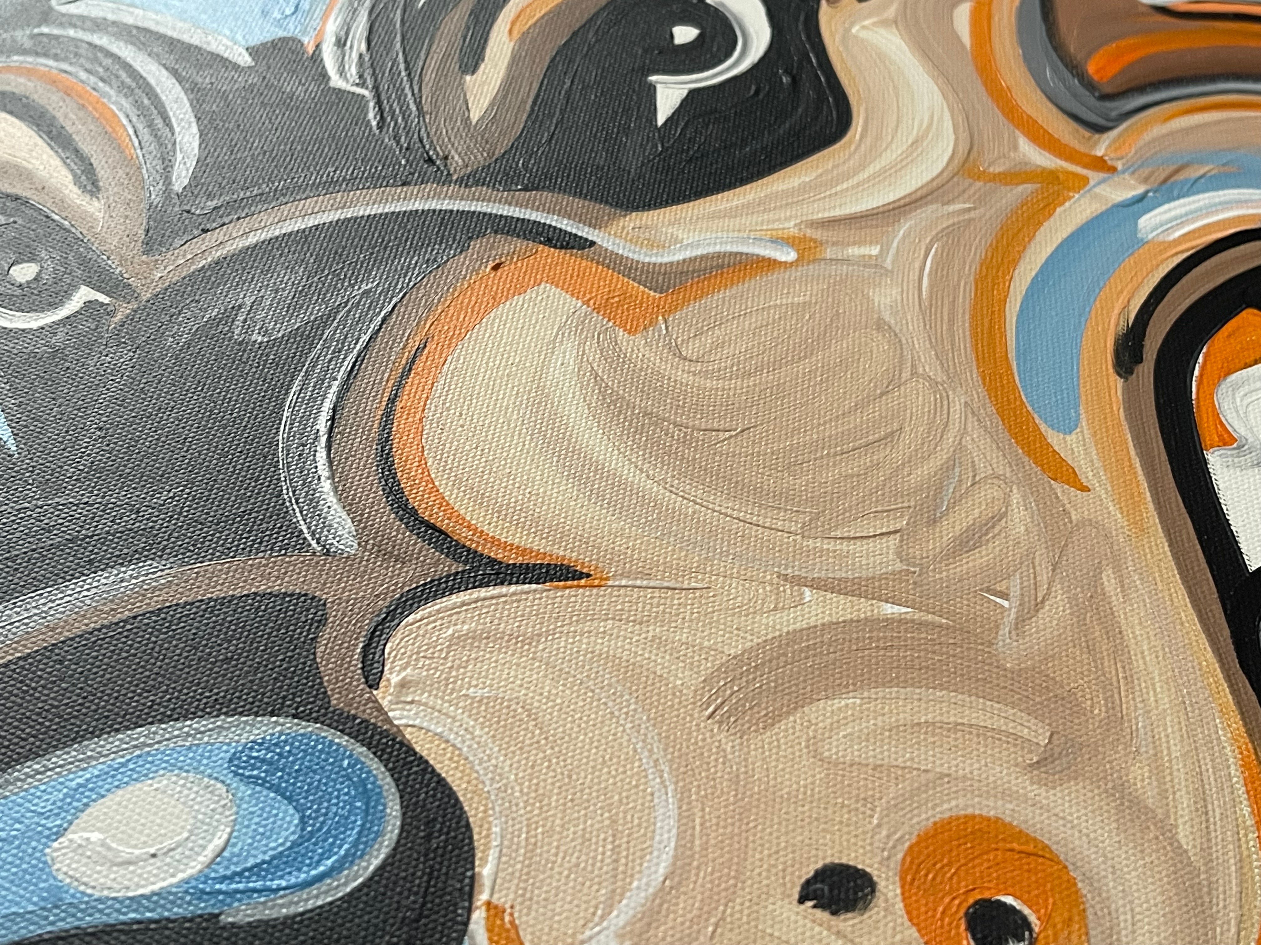 University of Tennessee Smokey Painting by Justin Patten 24x18