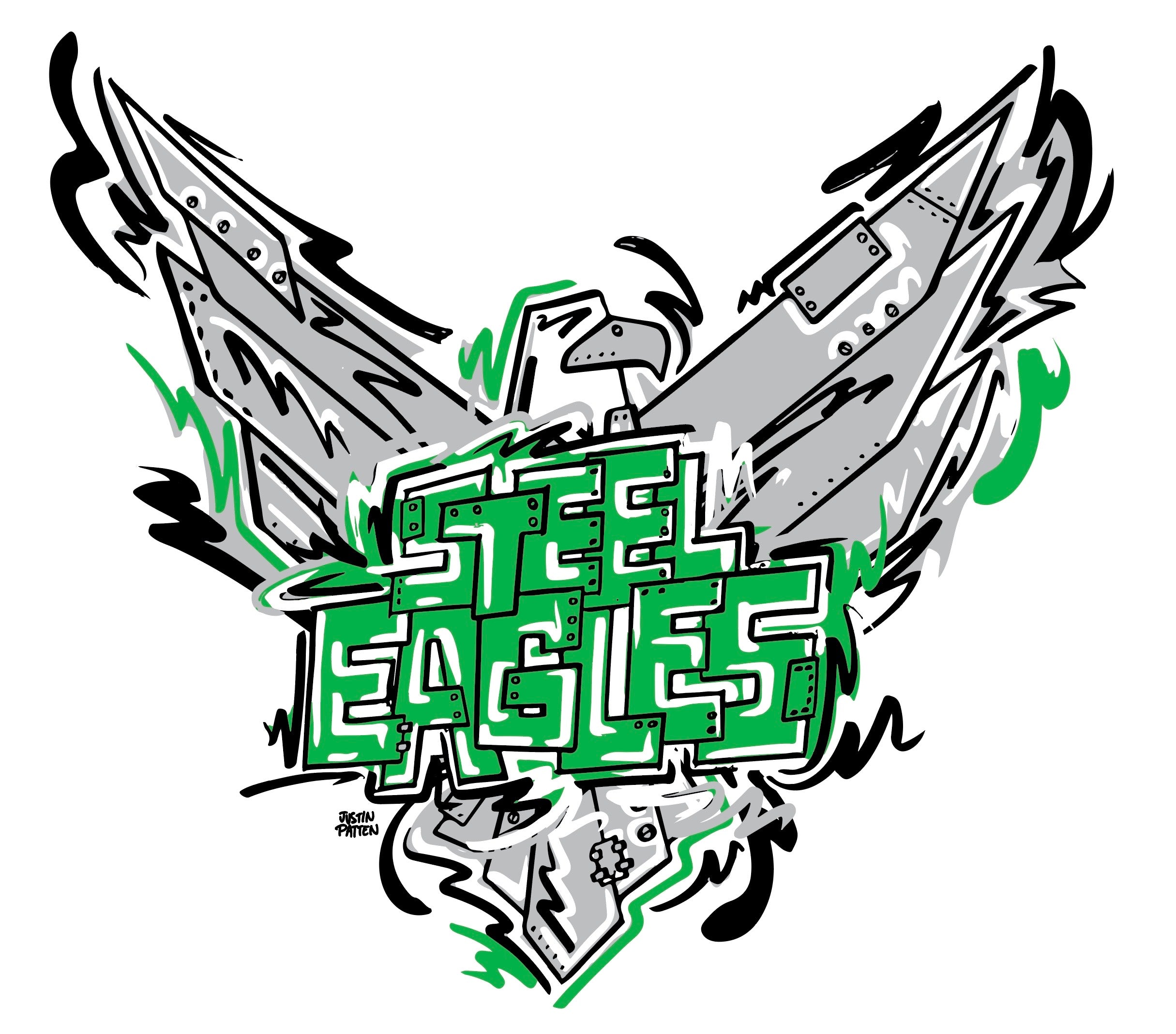 Zionsville Steel Eagles Team Magnet