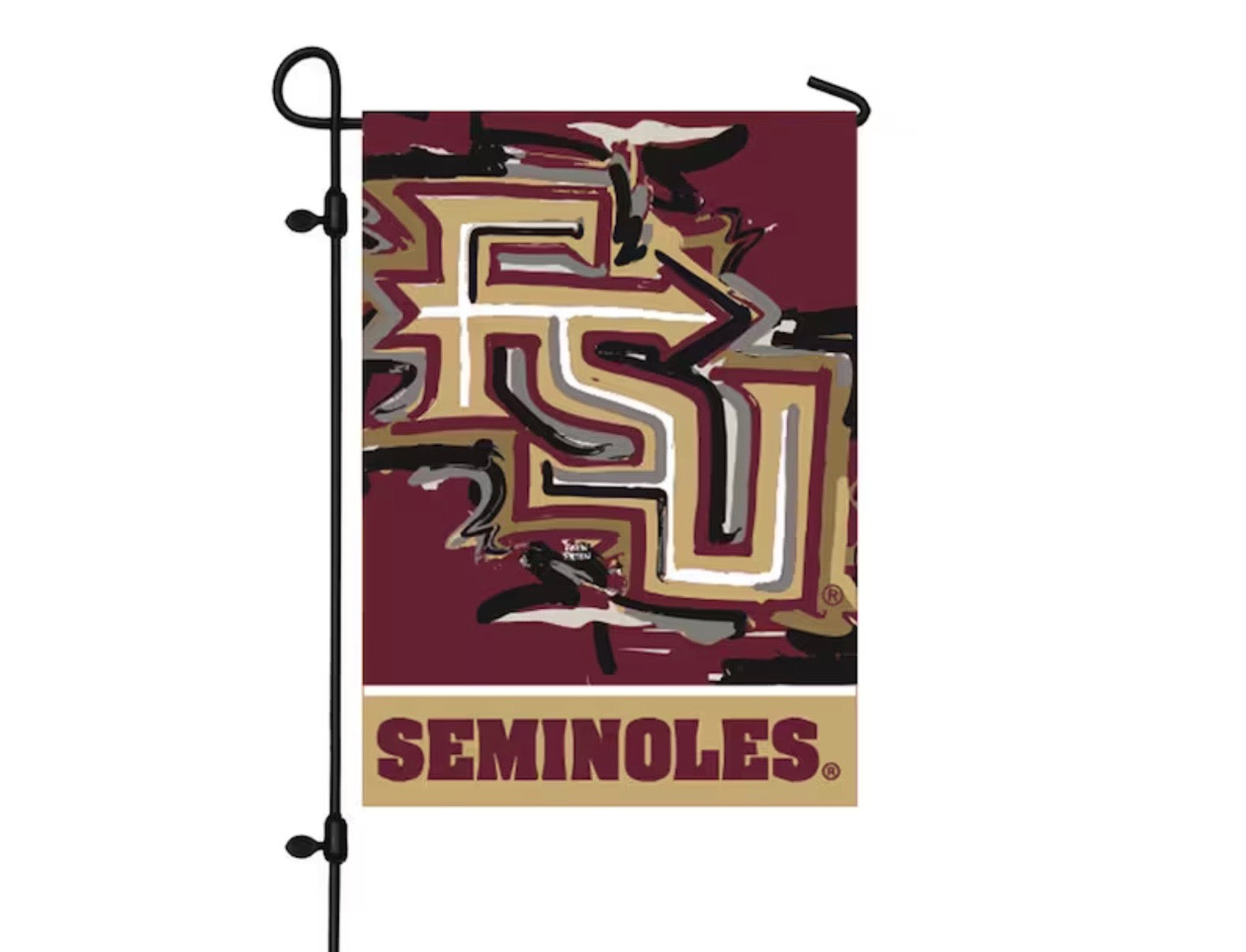 Florida State University Garden Flag 12" x 18" by Justin Patten