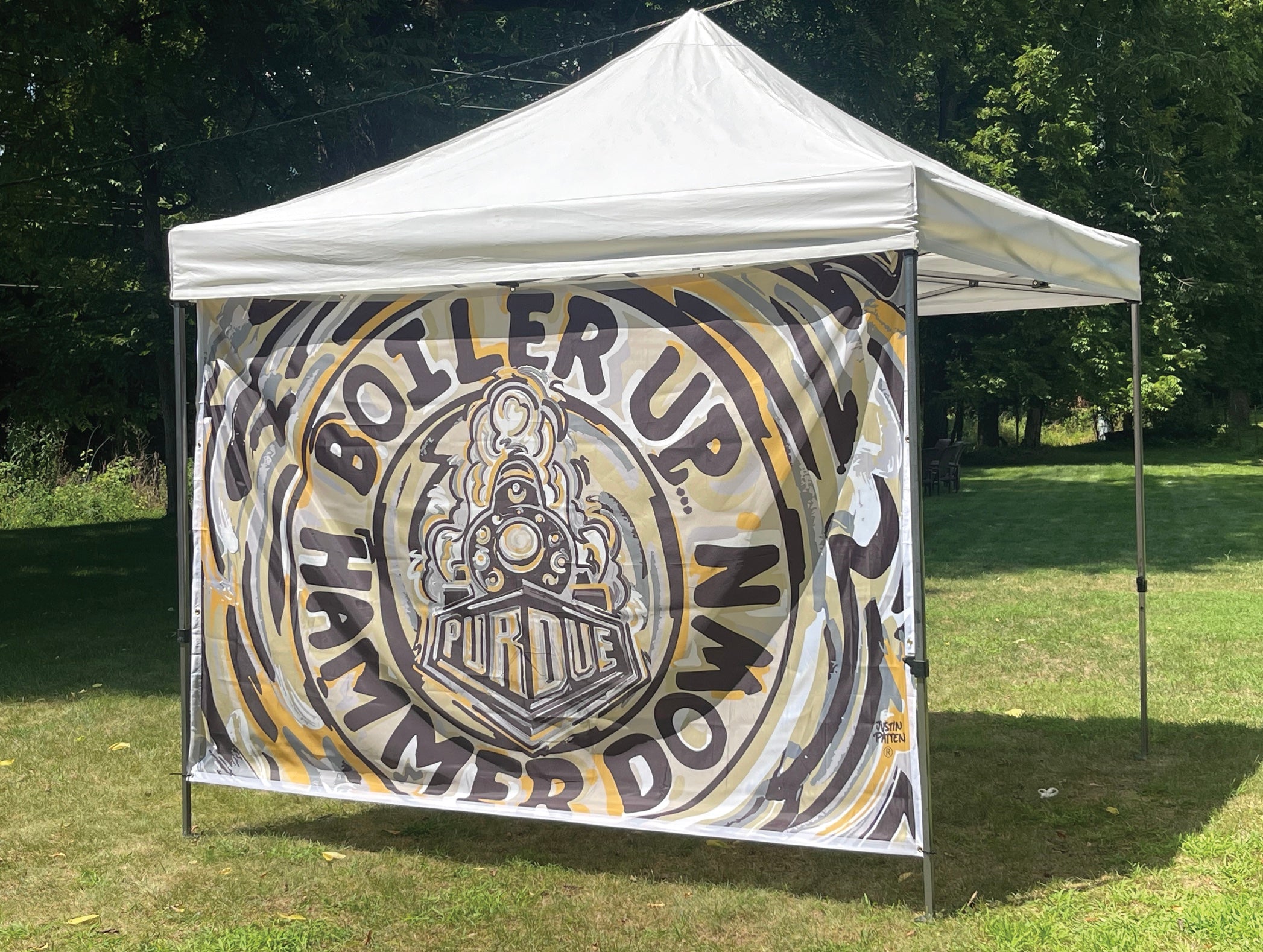 Purdue University Train Flag 10' x 6.5" by Justin Patten