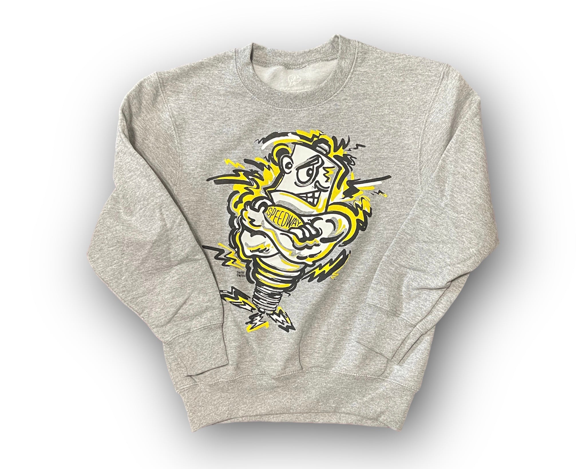 Speedway Schools Mascot Youth Crew Fleece by Justin Patten