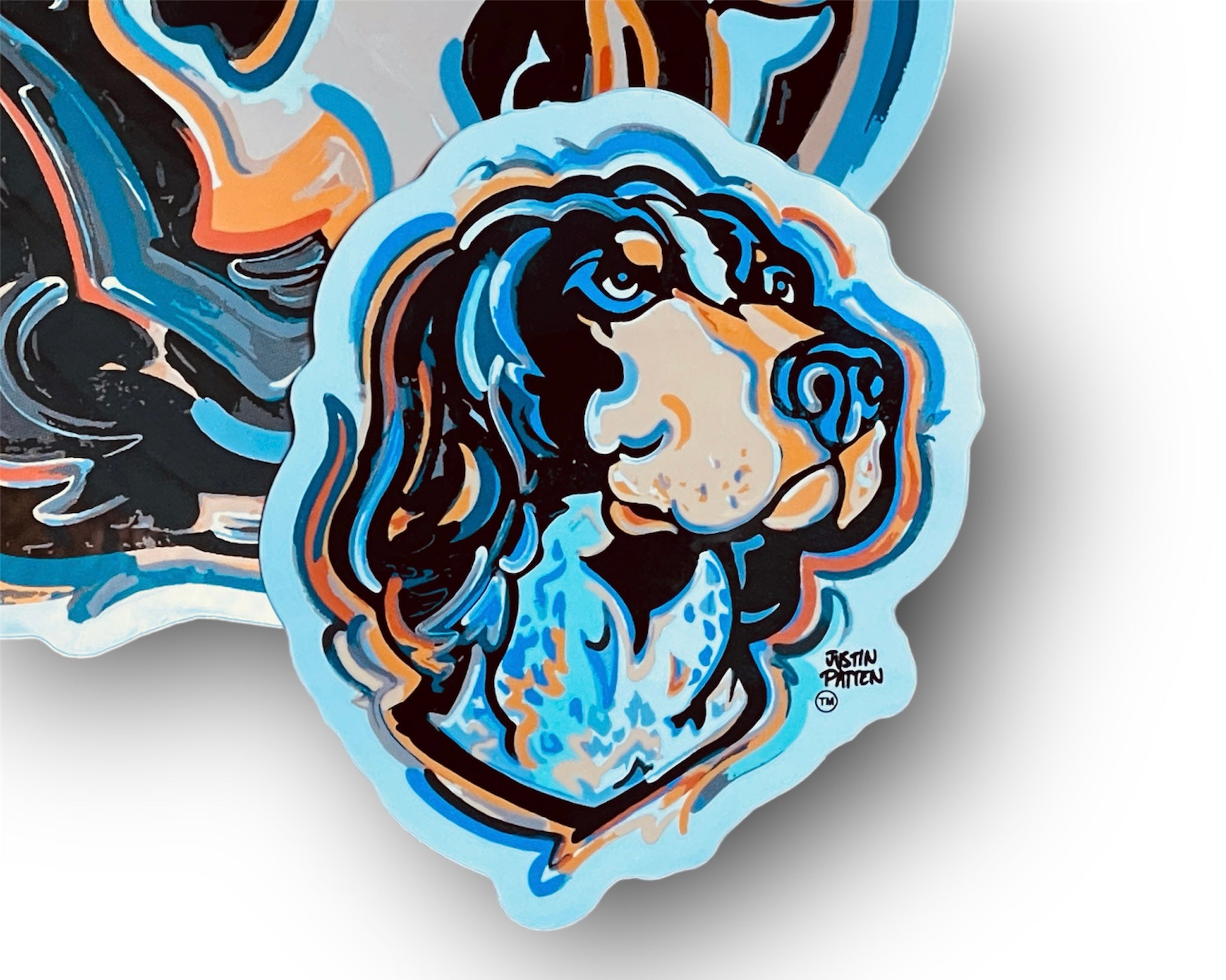 University of Tennessee Mini Smokey Vinyl Sticker by Justin Patten