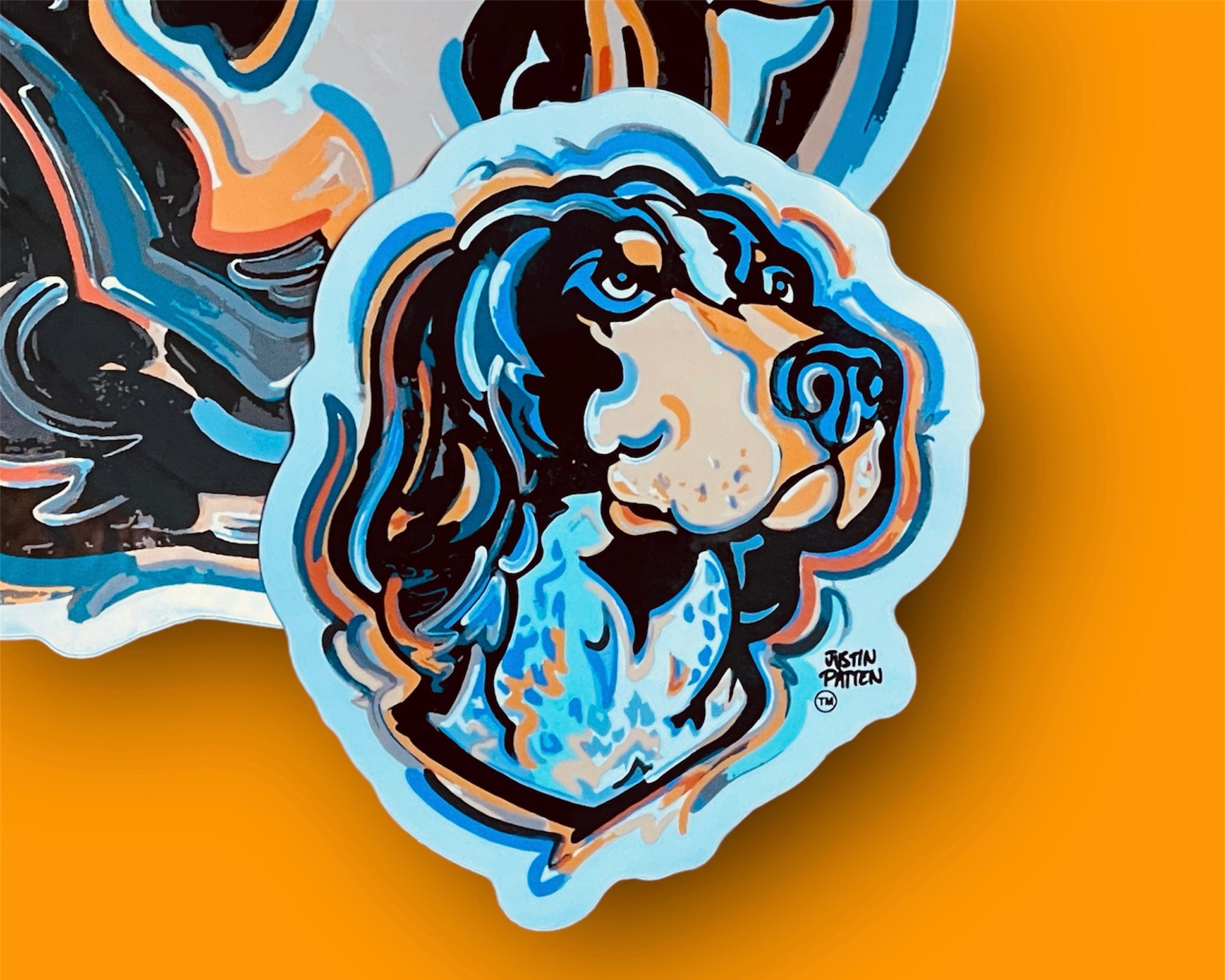 University of Tennessee Mini Smokey Vinyl Sticker by Justin Patten