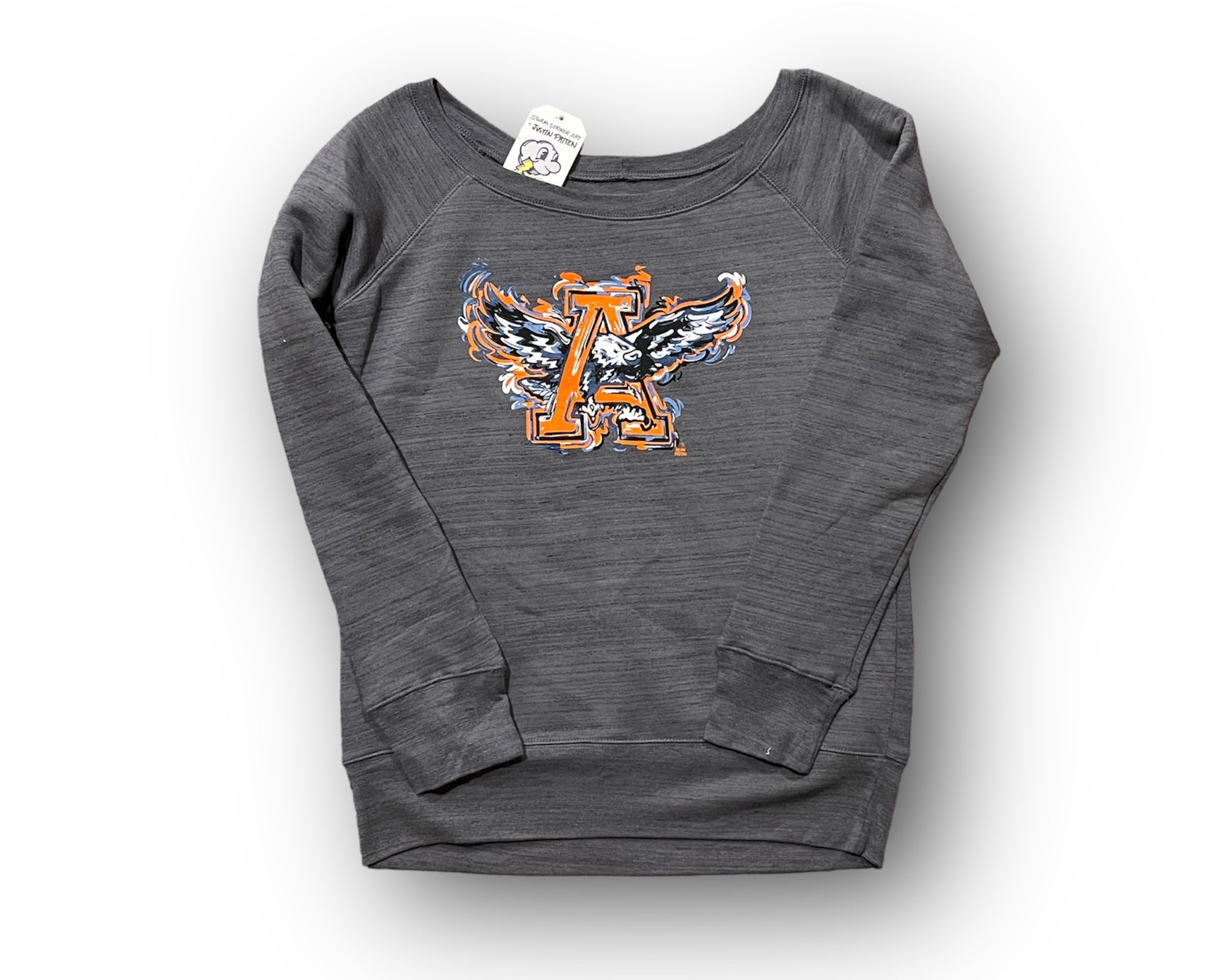 Auburn University War Eagle Women's Fleece Crew by Justin Patten