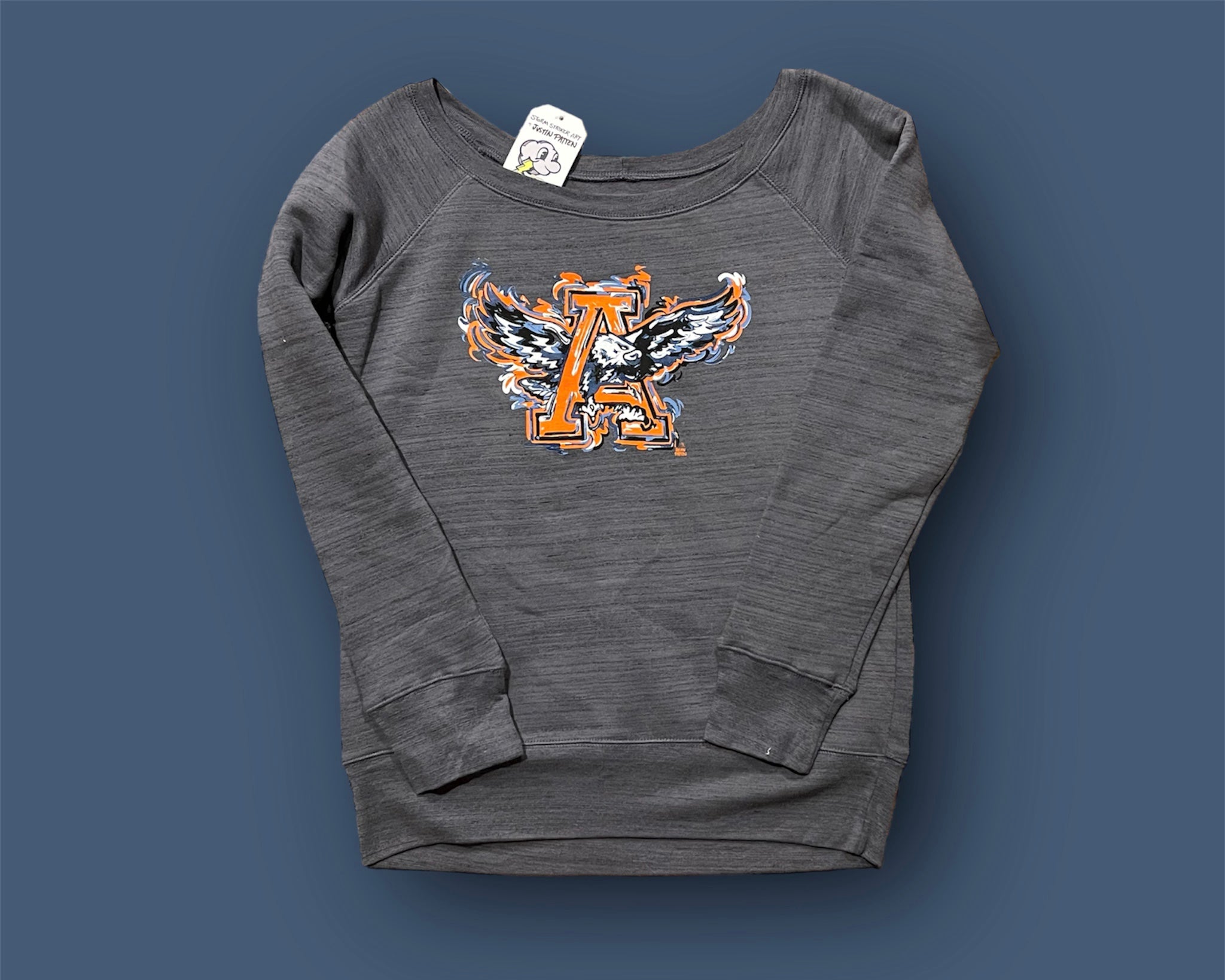 Auburn University War Eagle Women's Fleece Crew by Justin Patten
