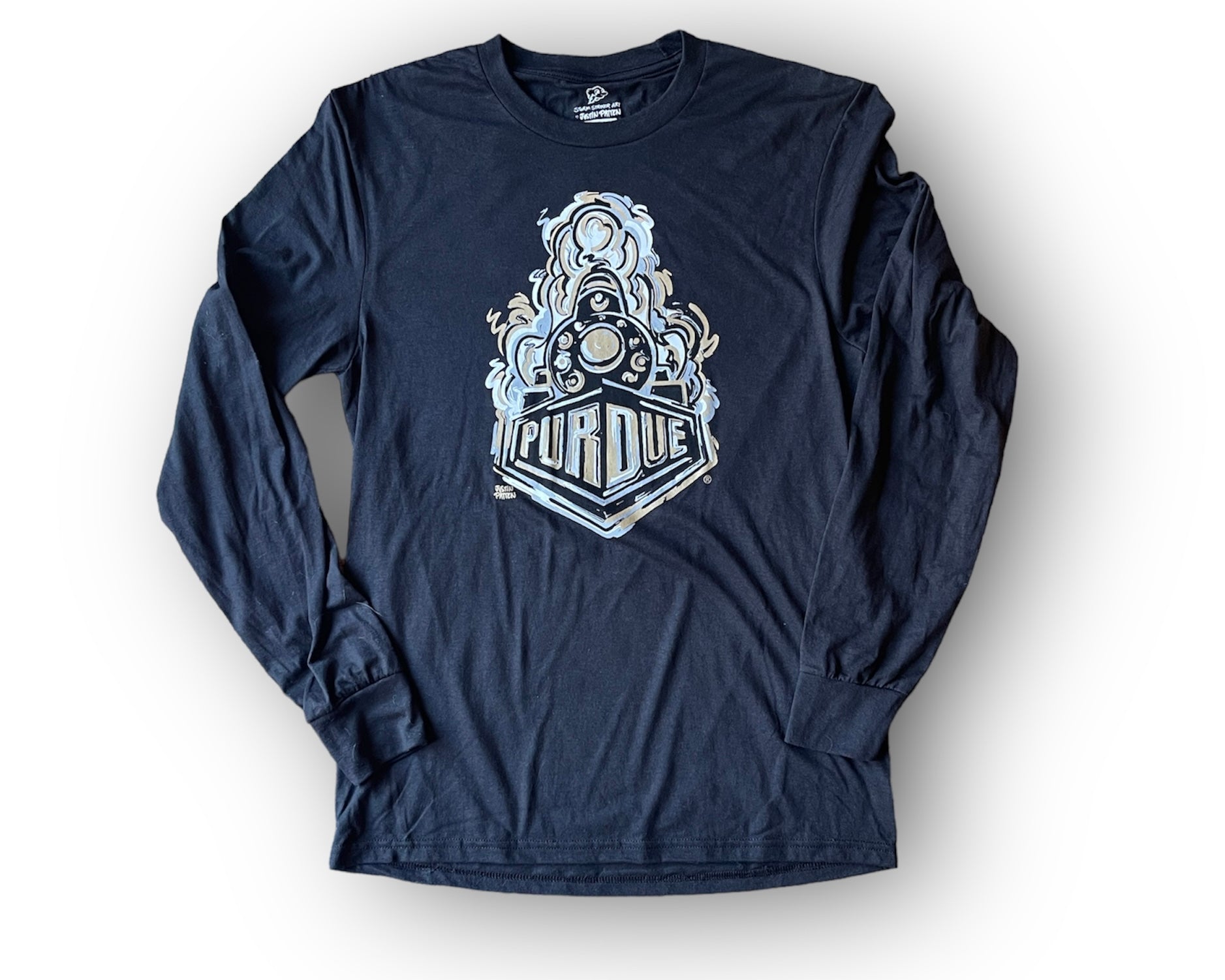 Purdue Boilermaker Special Unisex Long Sleeve Tee by Justin Patten (2 Colors)