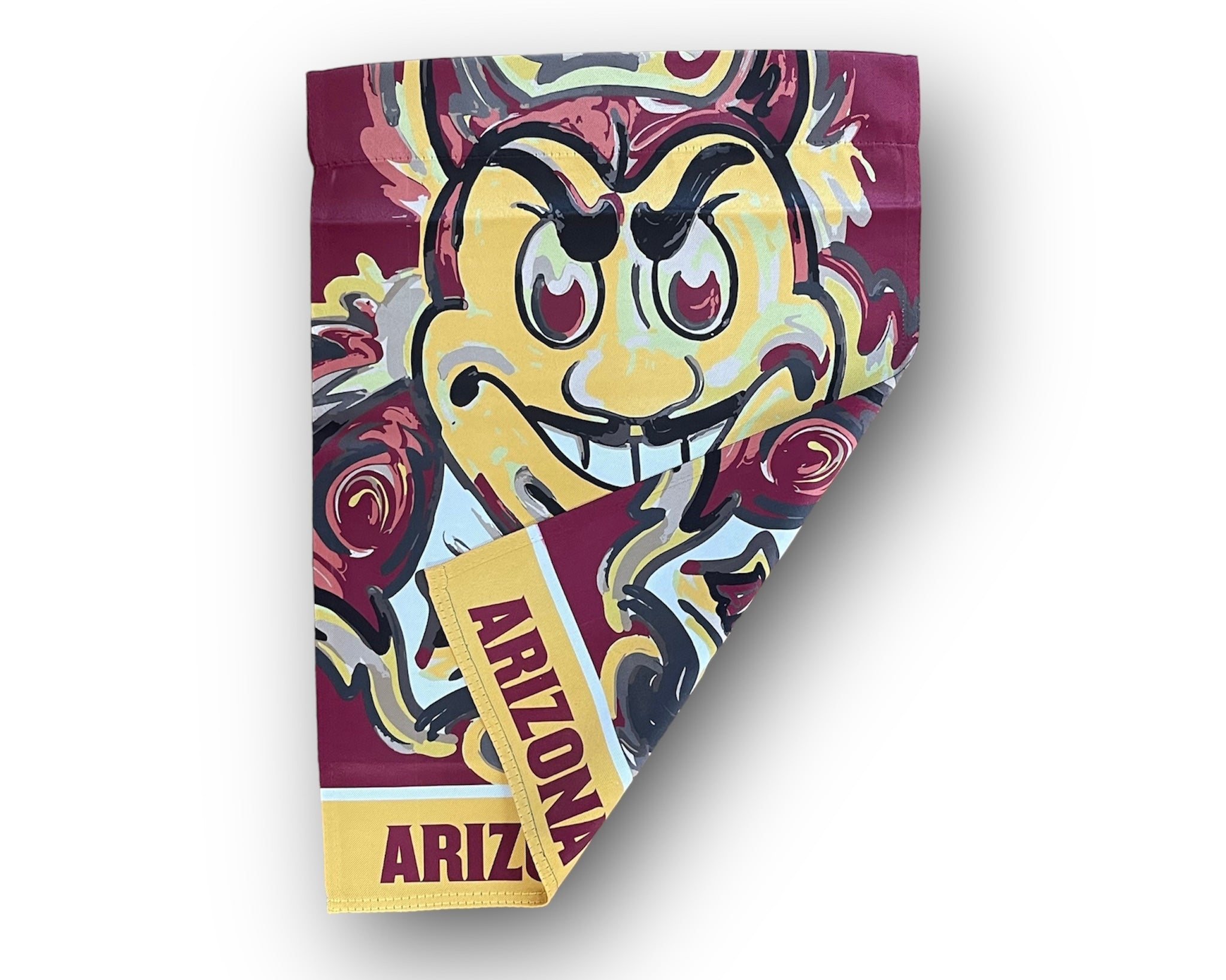 Arizona State University Mascot Garden Flag 12" x 18" by Justin Patten