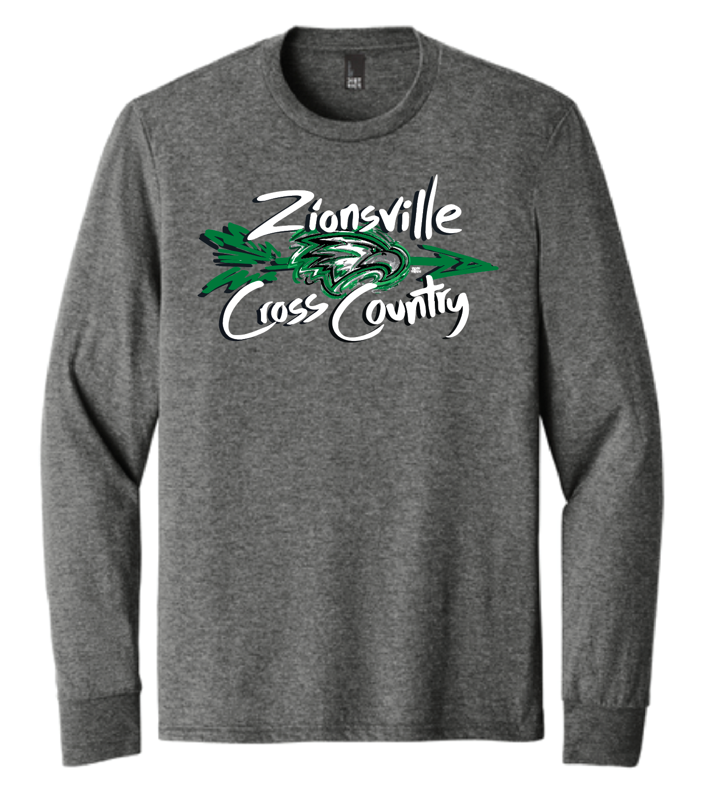 Zionsville Cross Country Unisex Long Sleeve Tee by Justin Patten (Pre Order till August 8th)