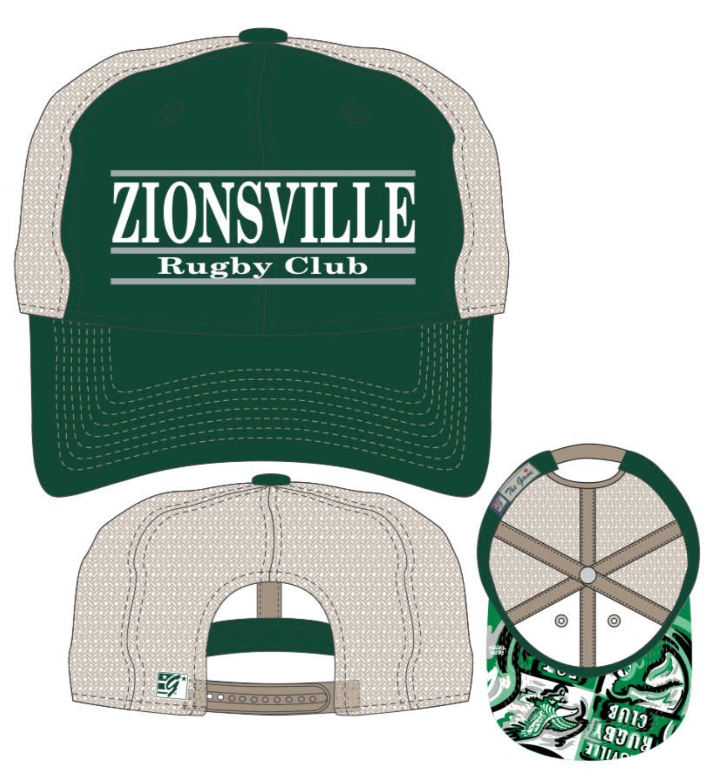 Zionsville Rugby Hat by Justin Patten (Zionsville Indiana)
