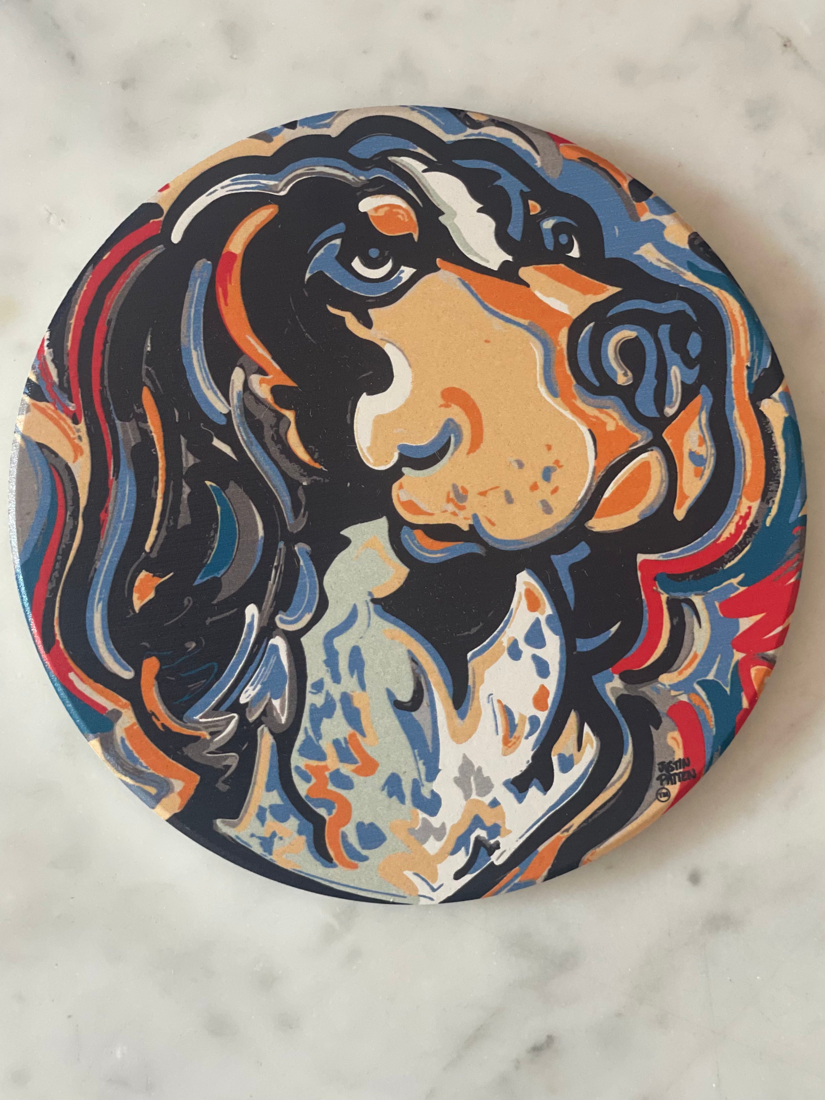 University of Tennessee Smokey Stone Coaster by Justin Patten