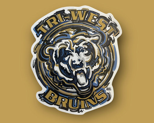 Tri- West Bruins Indiana Sticker by Justin Patten