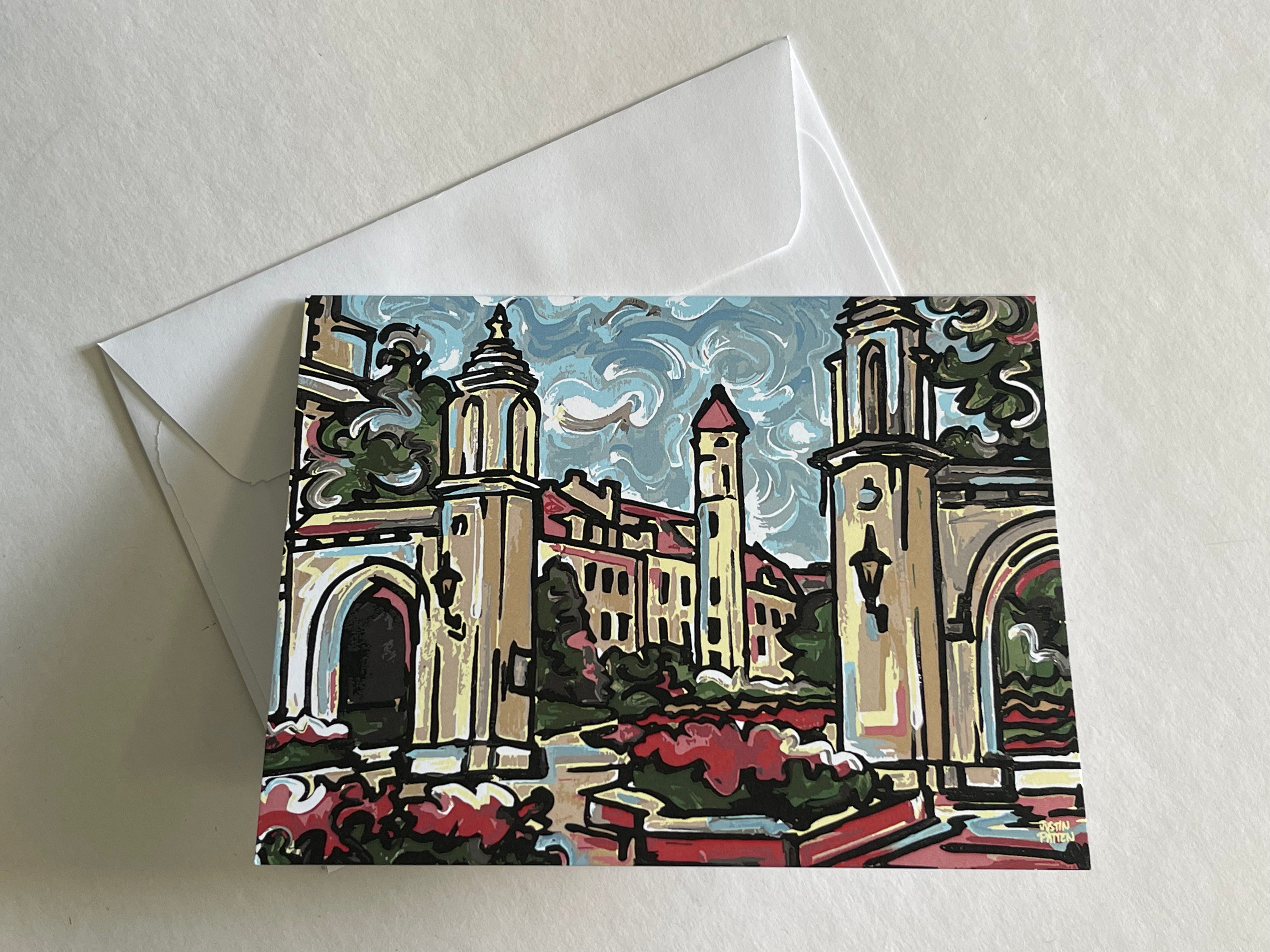Sample Gates Note Card Set of 6 by Justin Patten