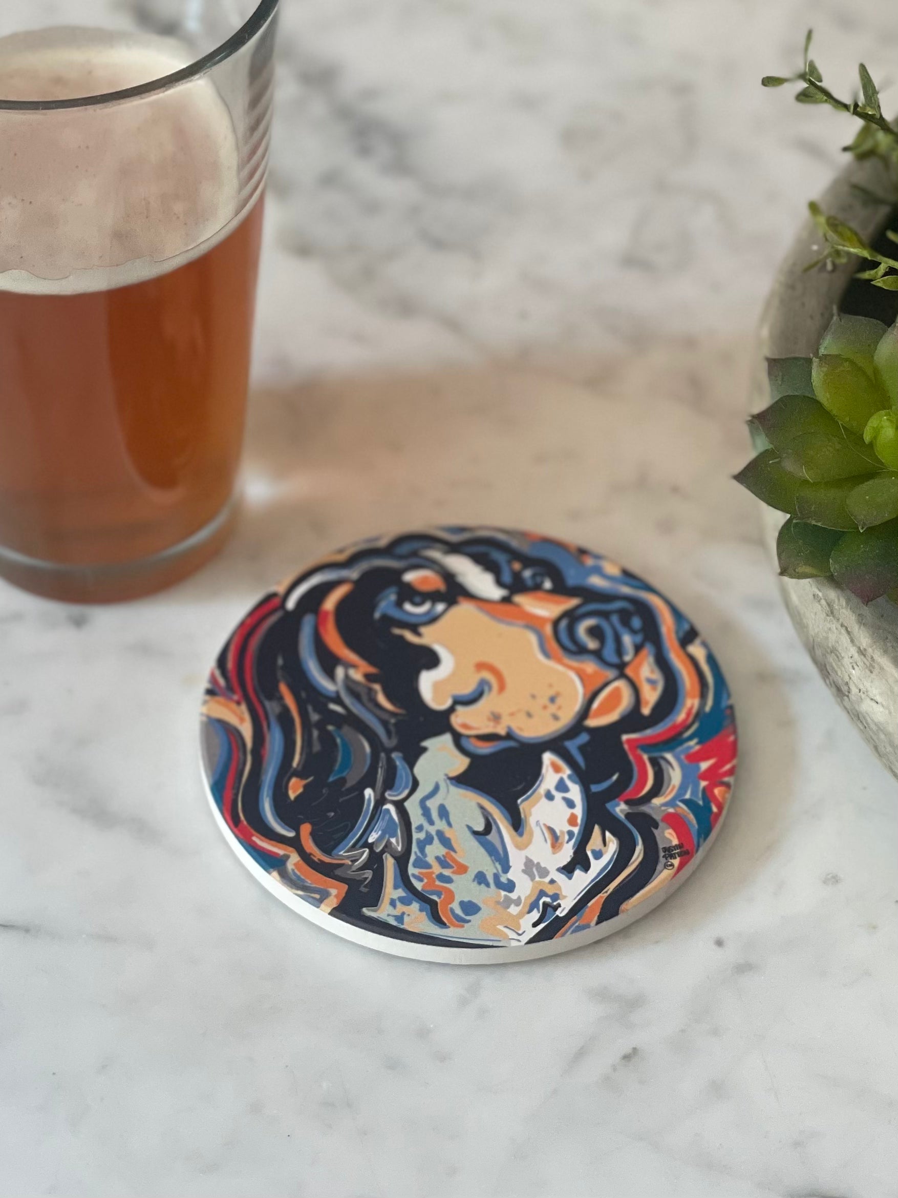 University of Tennessee Smokey Stone Coaster by Justin Patten