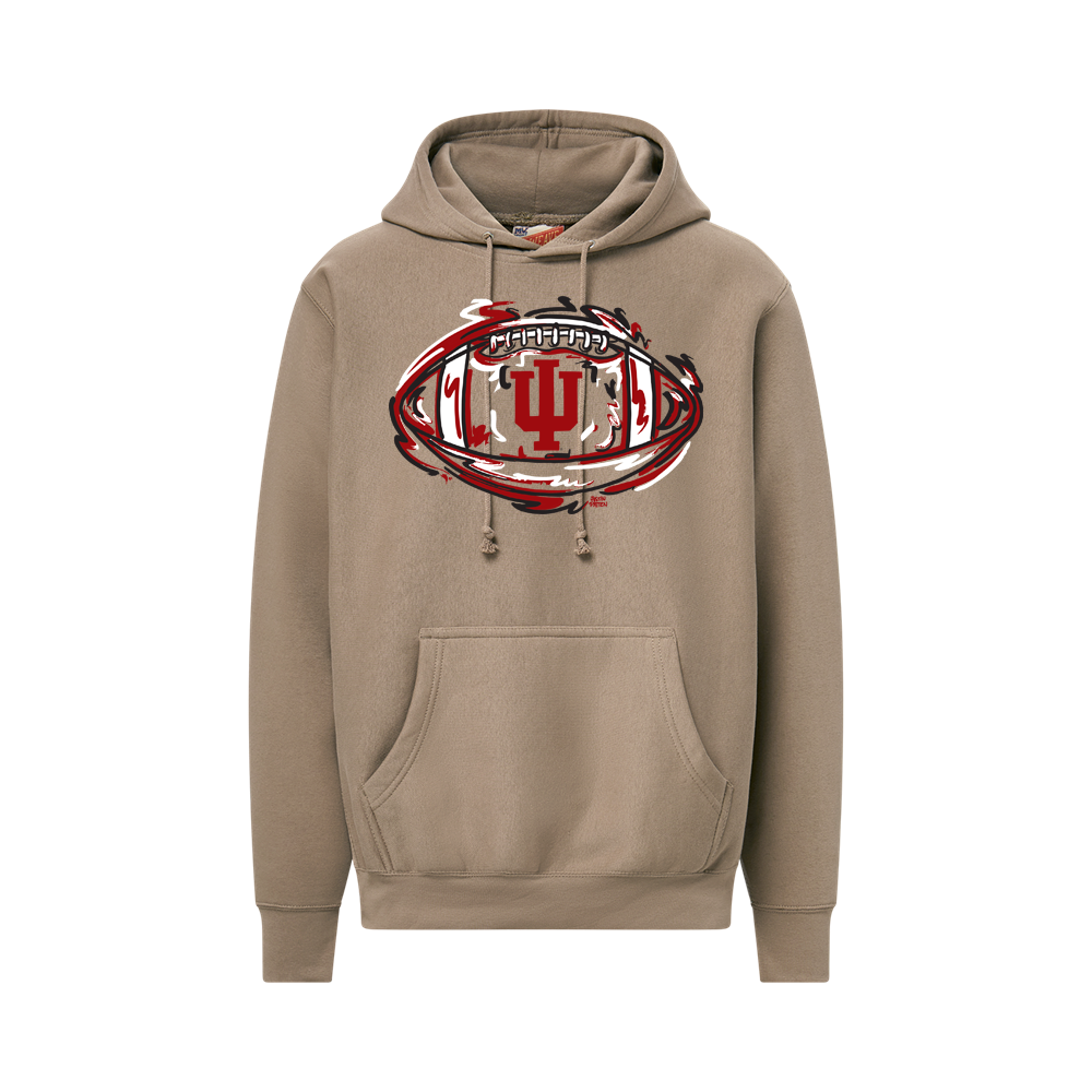 Indiana University Hoodie designed by Justin Patten (IU Football Hoodie, IU Alumni)
