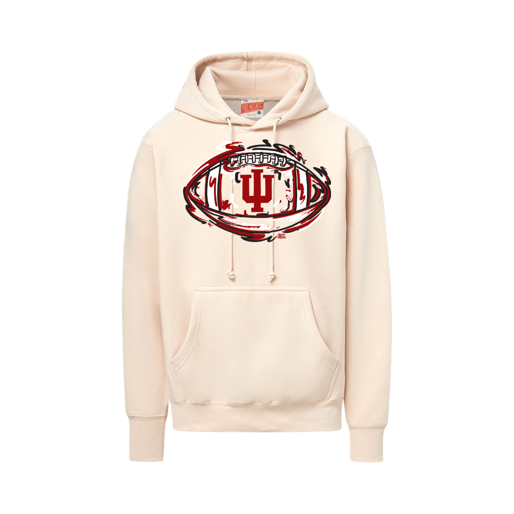 Indiana University Hoodie designed by Justin Patten (IU Football Hoodie, IU Alumni)
