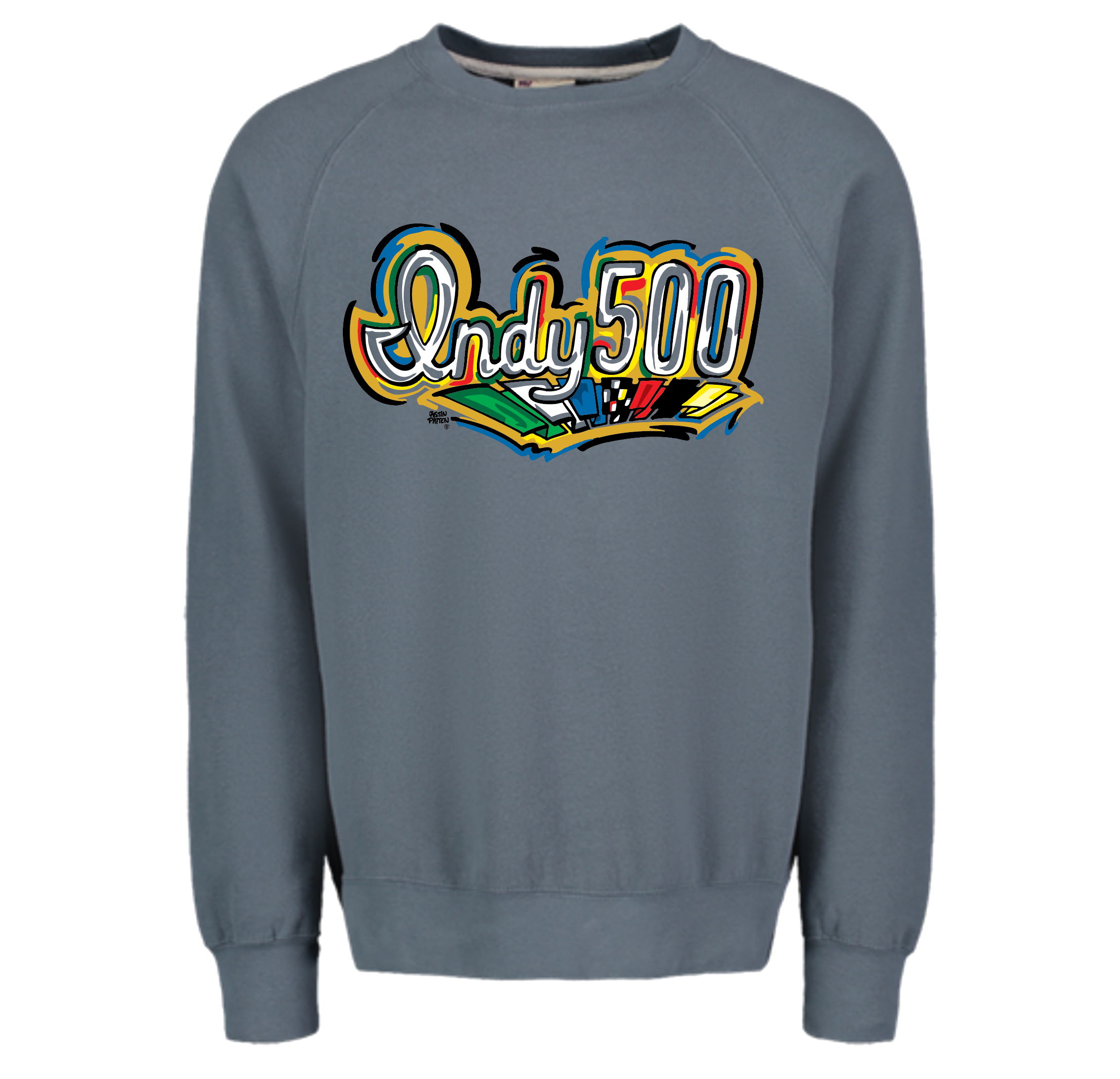 Indianapolis Motor Speedway Indy 500 Script Unisex Fleece (2 Colors)(IMS, Indy 500, Pagoda, Wing and Wheel)
