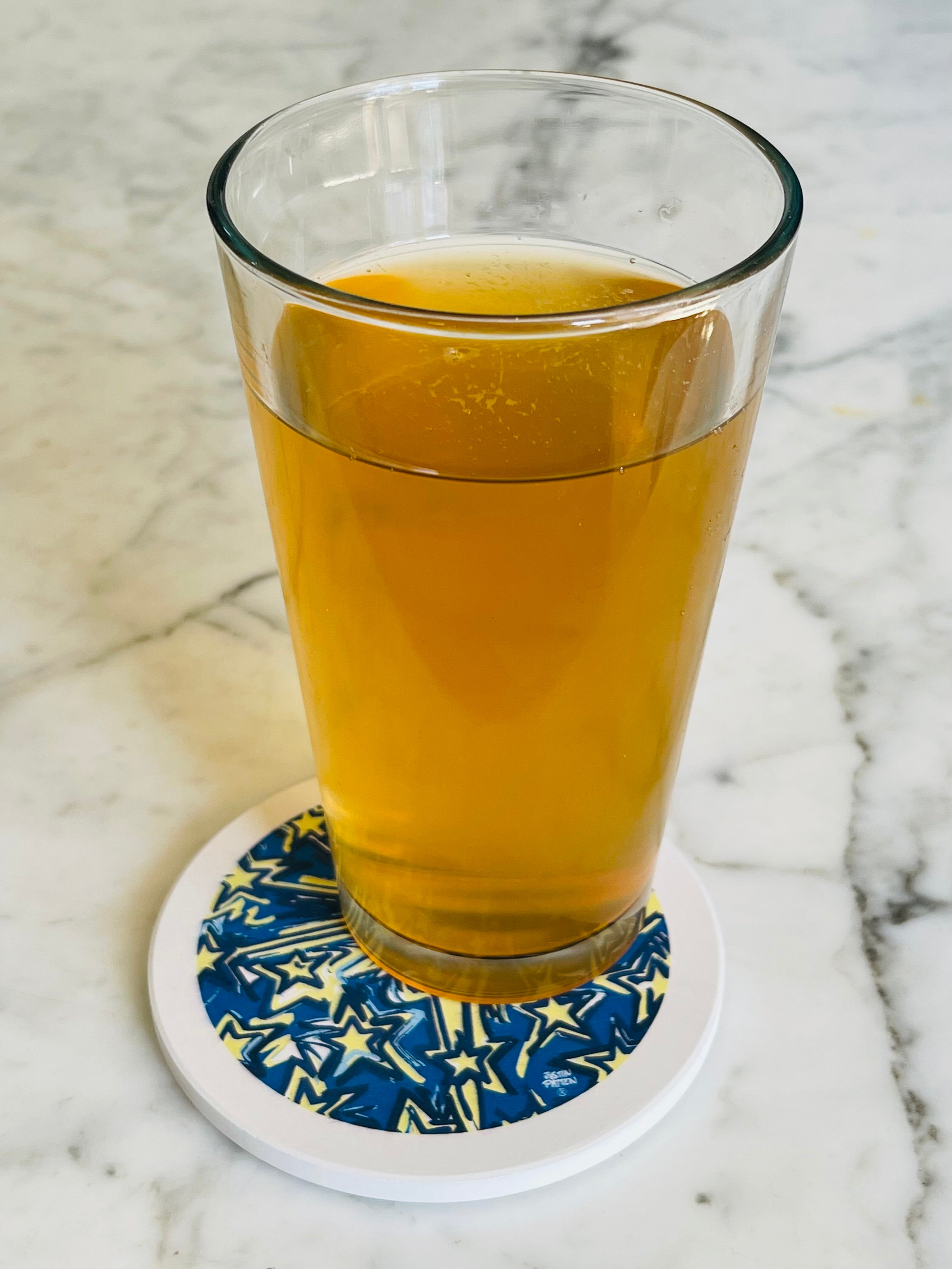Indiana Flag Stone Coaster by Justin Patten