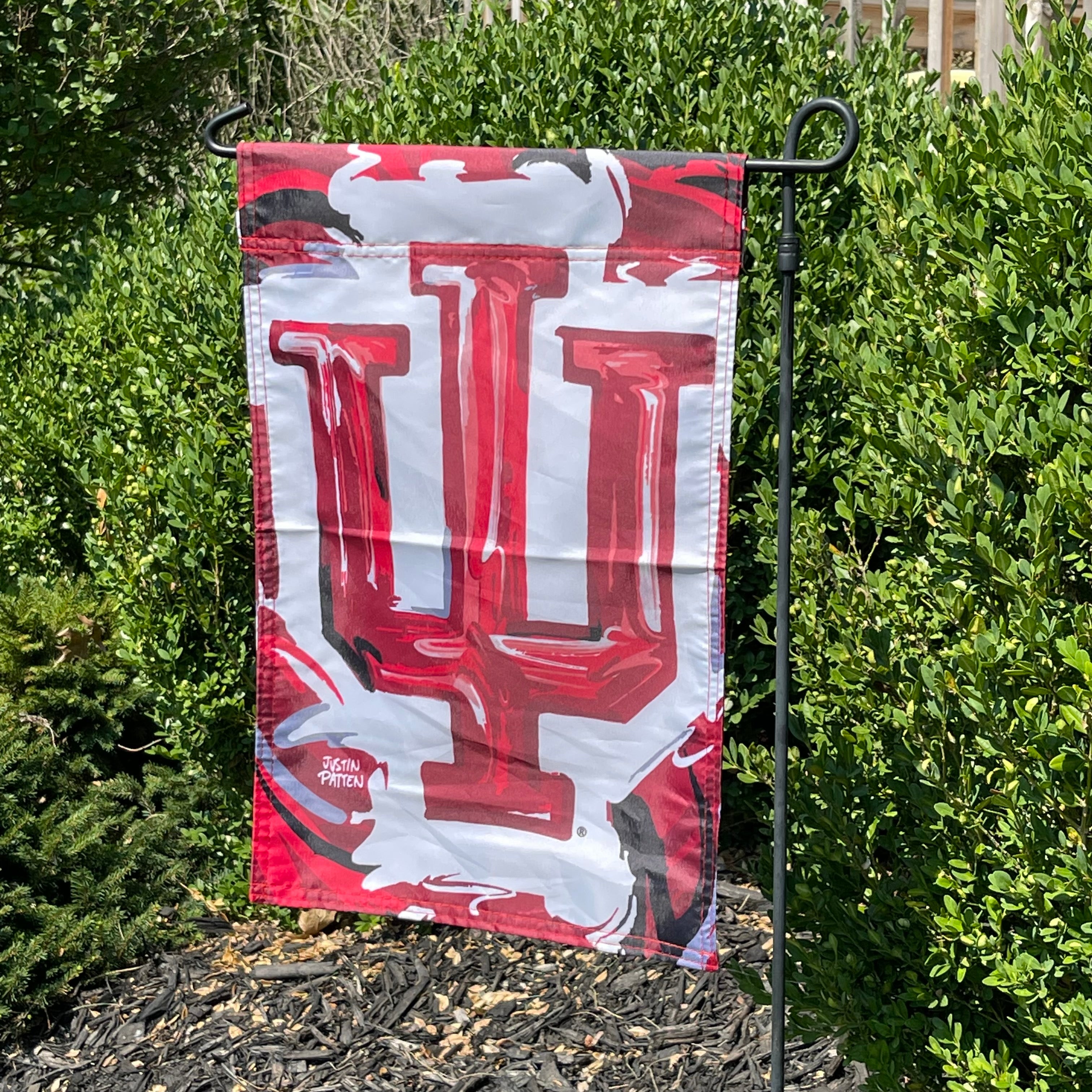 Indiana University IU Garden Flag by Justin Patten