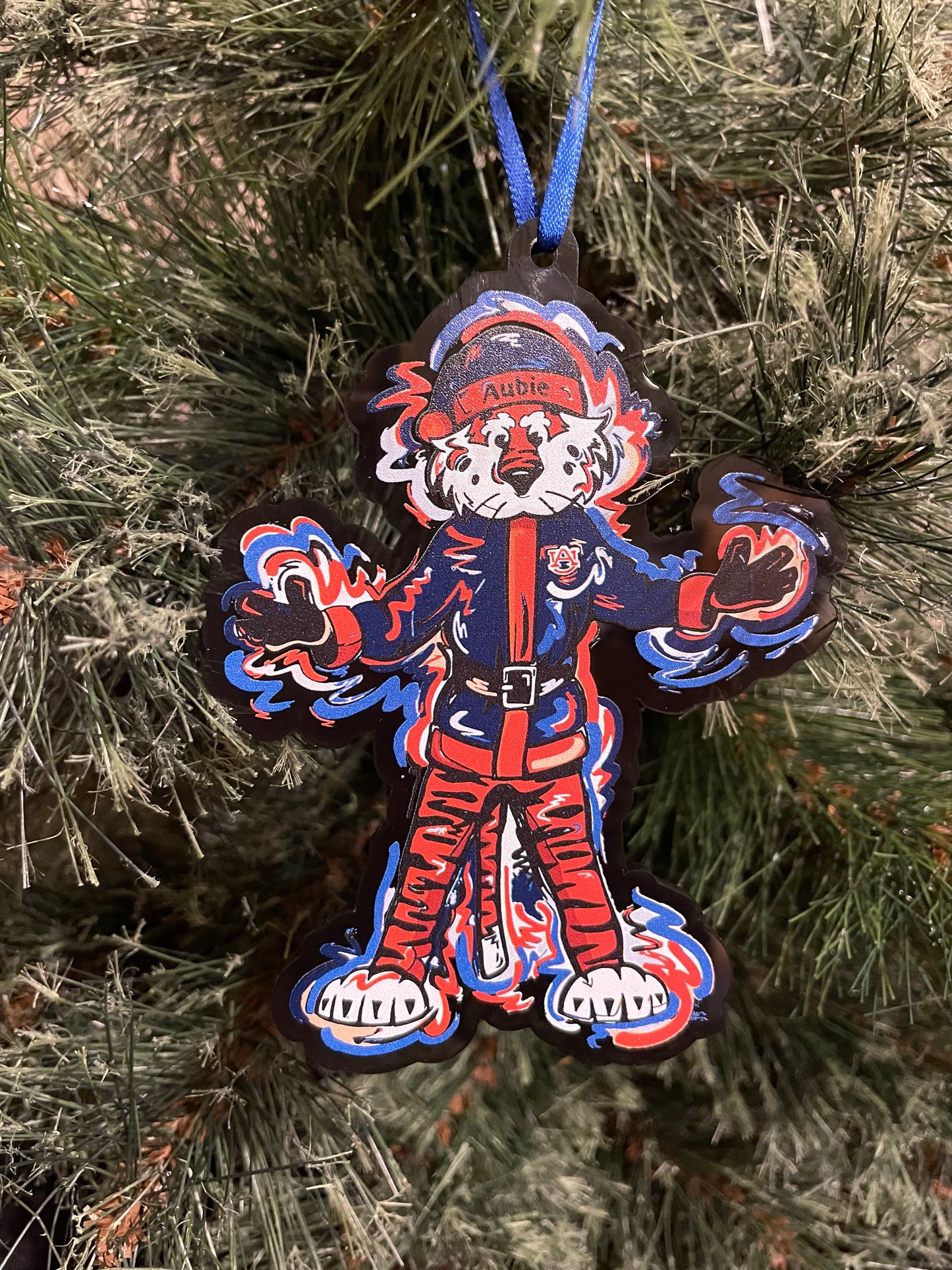 Auburn University Aubie Calus Ornament by Justin Patten