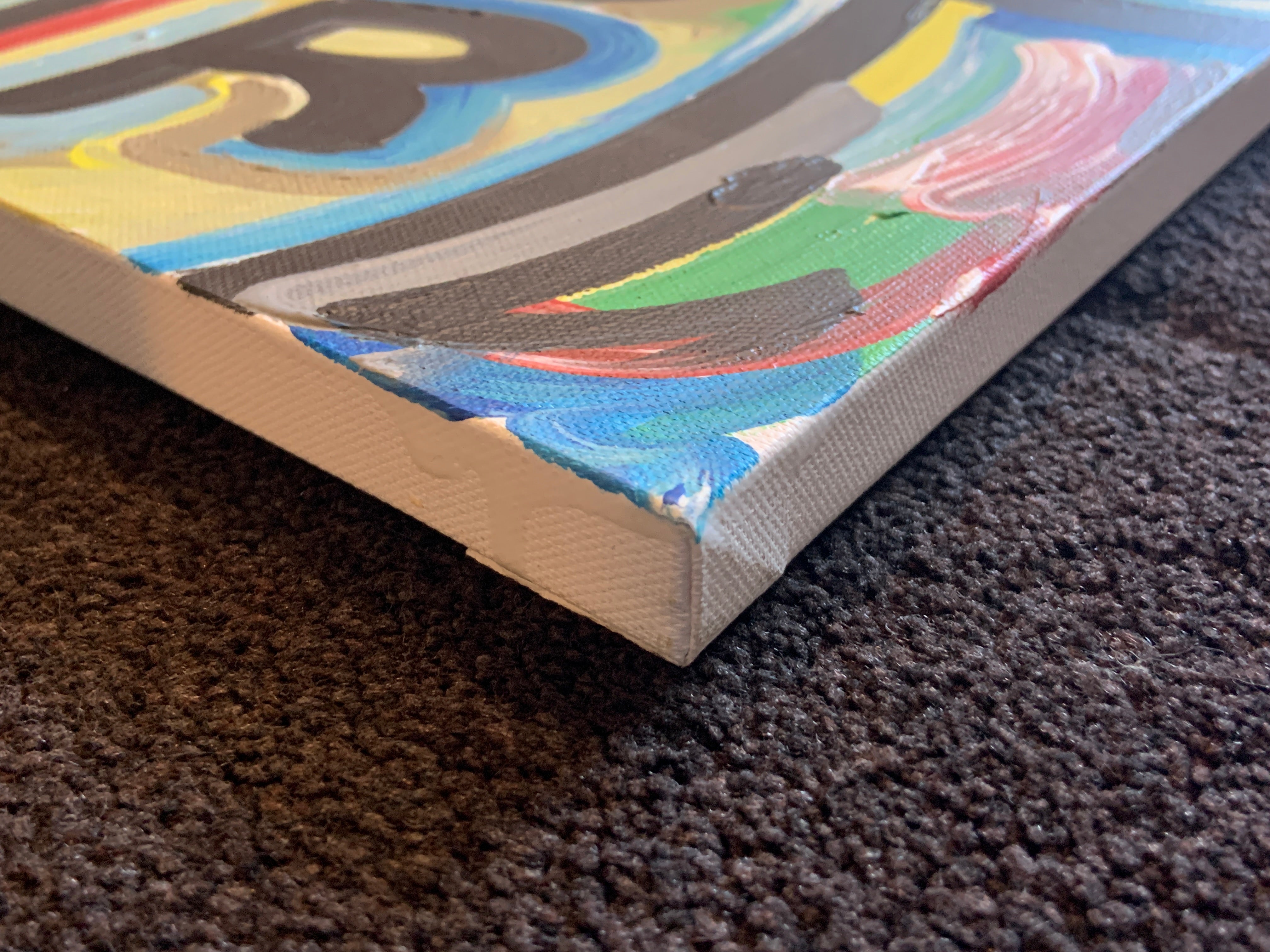 Custom Wing and Wheel Angle Painting (30" x 24") by Justin Patten