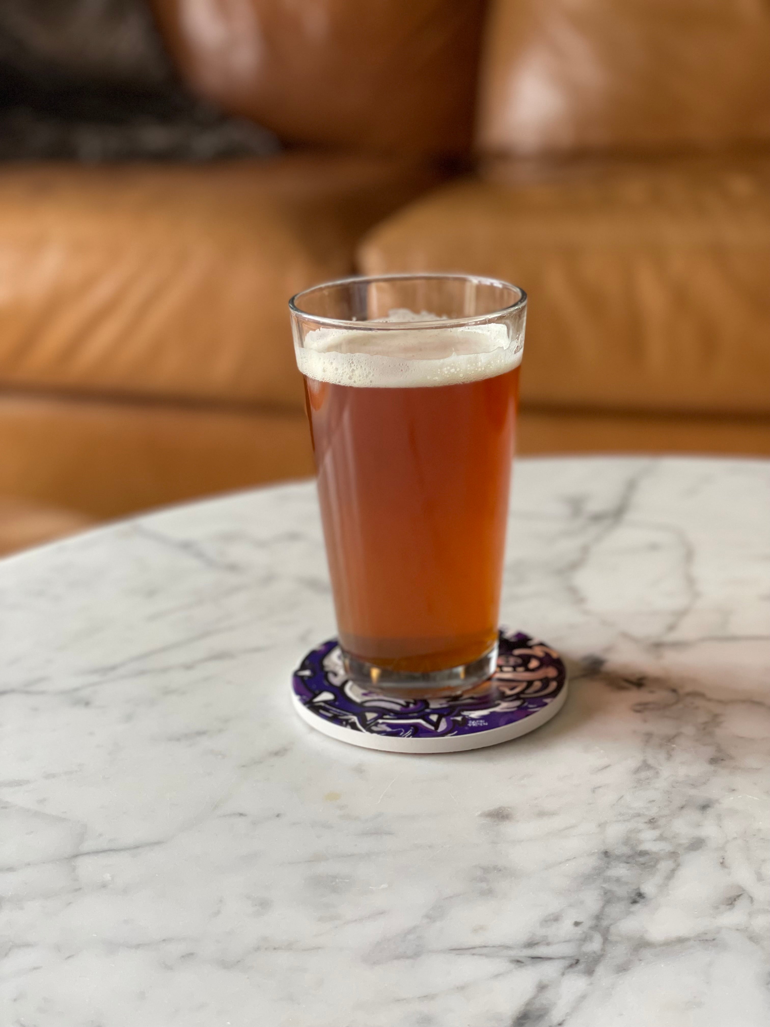 Brownsburg Indiana Stone Coaster by Justin Patten
