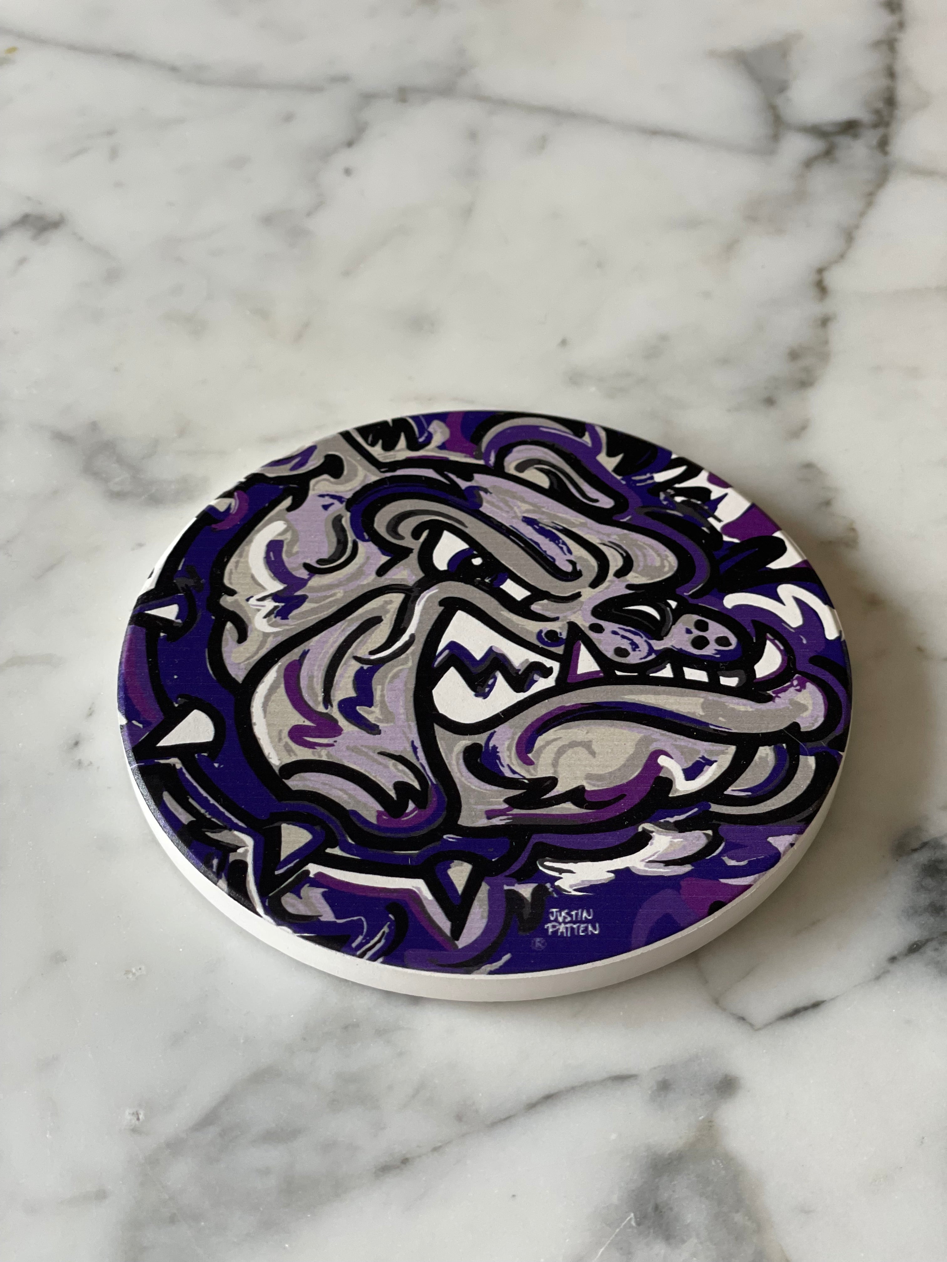 Brownsburg Indiana Stone Coaster by Justin Patten