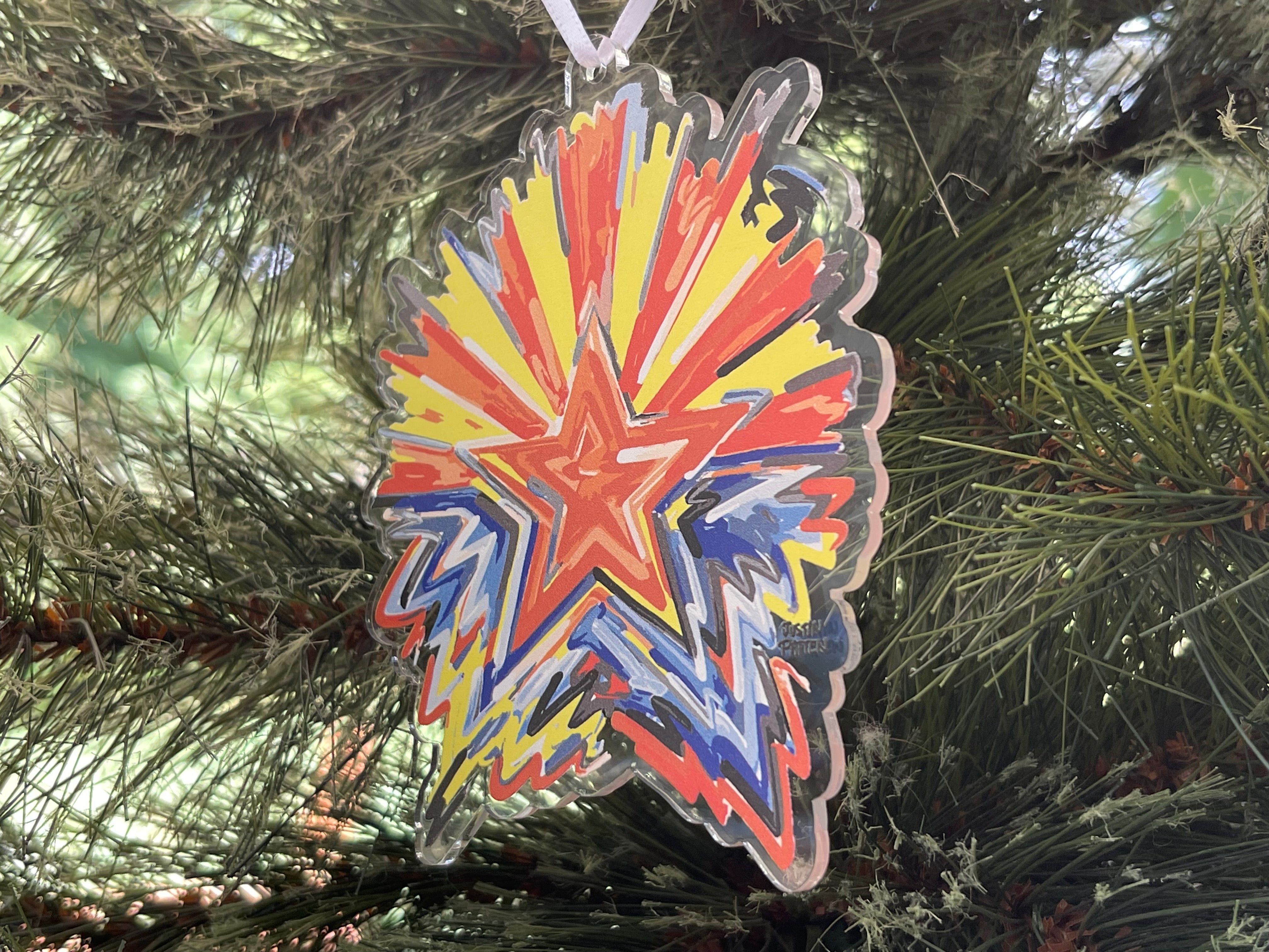 Arizona Flag Ornament by Justin Patten