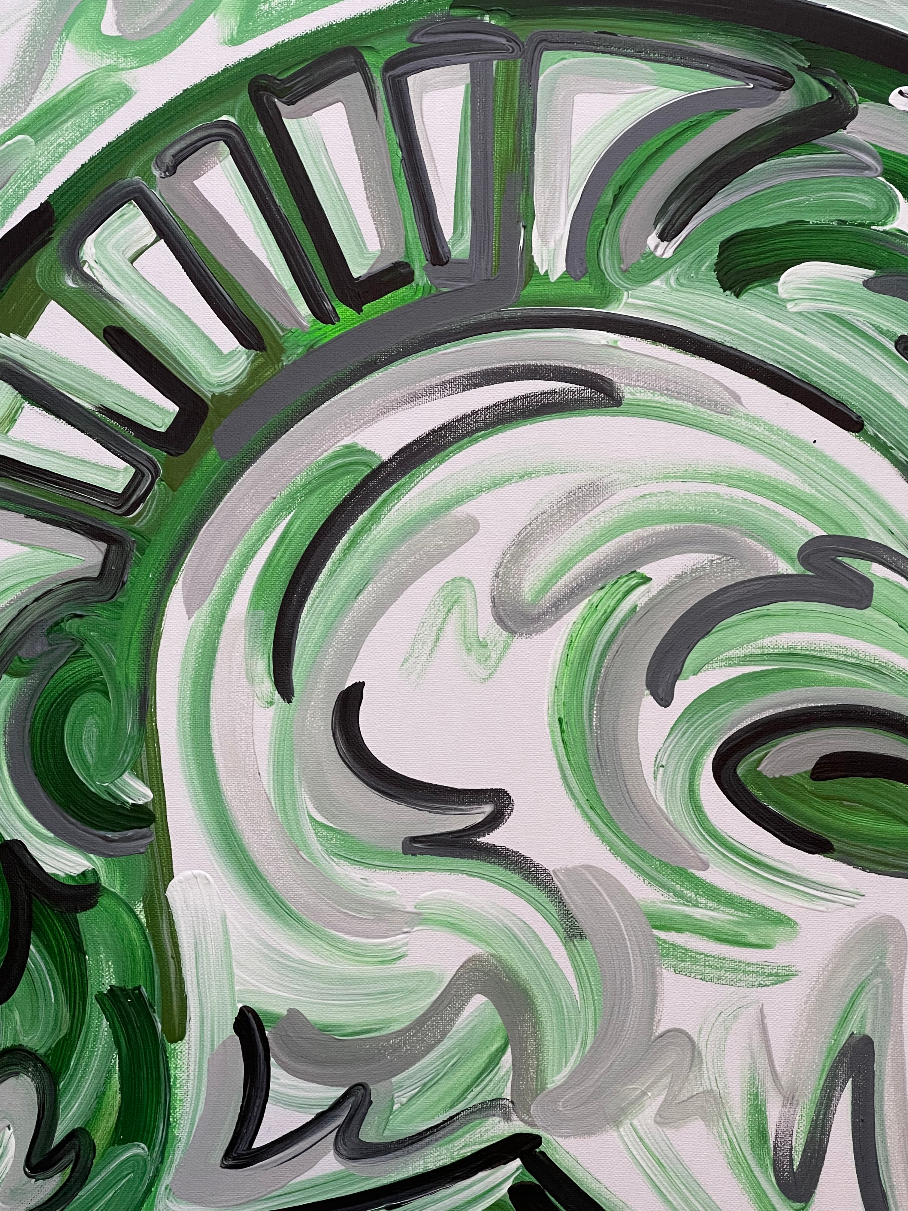 Michigan State University Painting by Justin Patten 24x30 (Finished Painting)