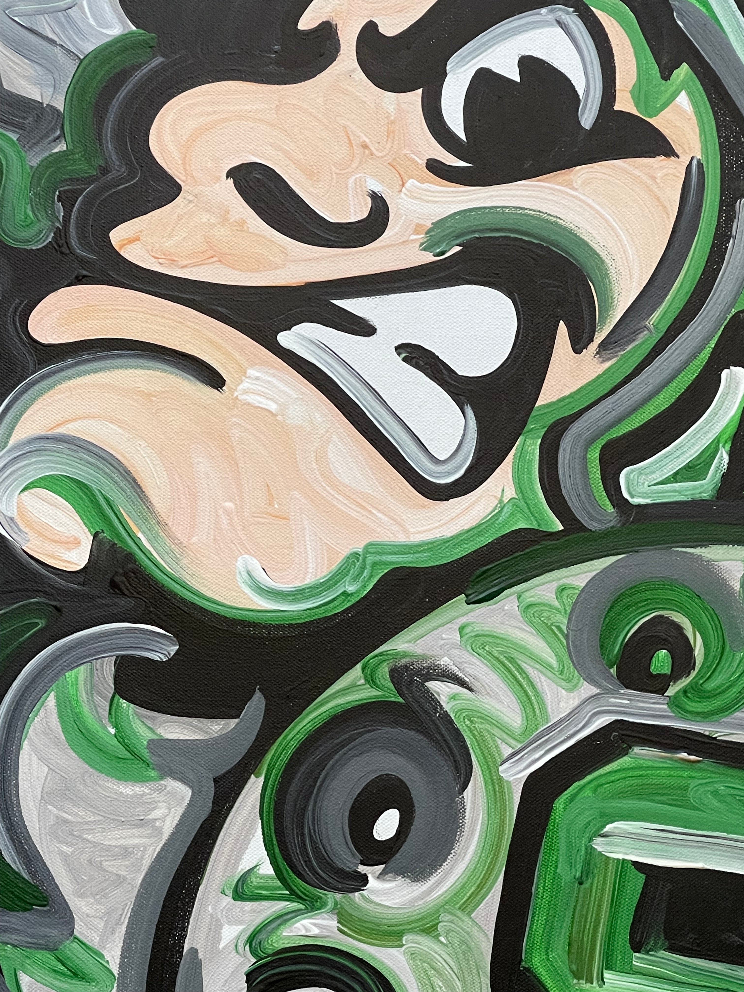 Michigan State University Painting by Justin Patten 24x30 (Finished Painting)